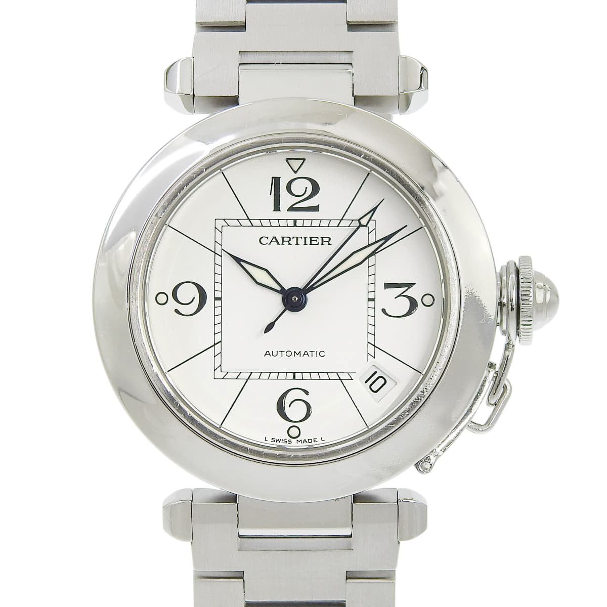 パシャC W31074M7 SS ホワイト 自動巻き メンズ