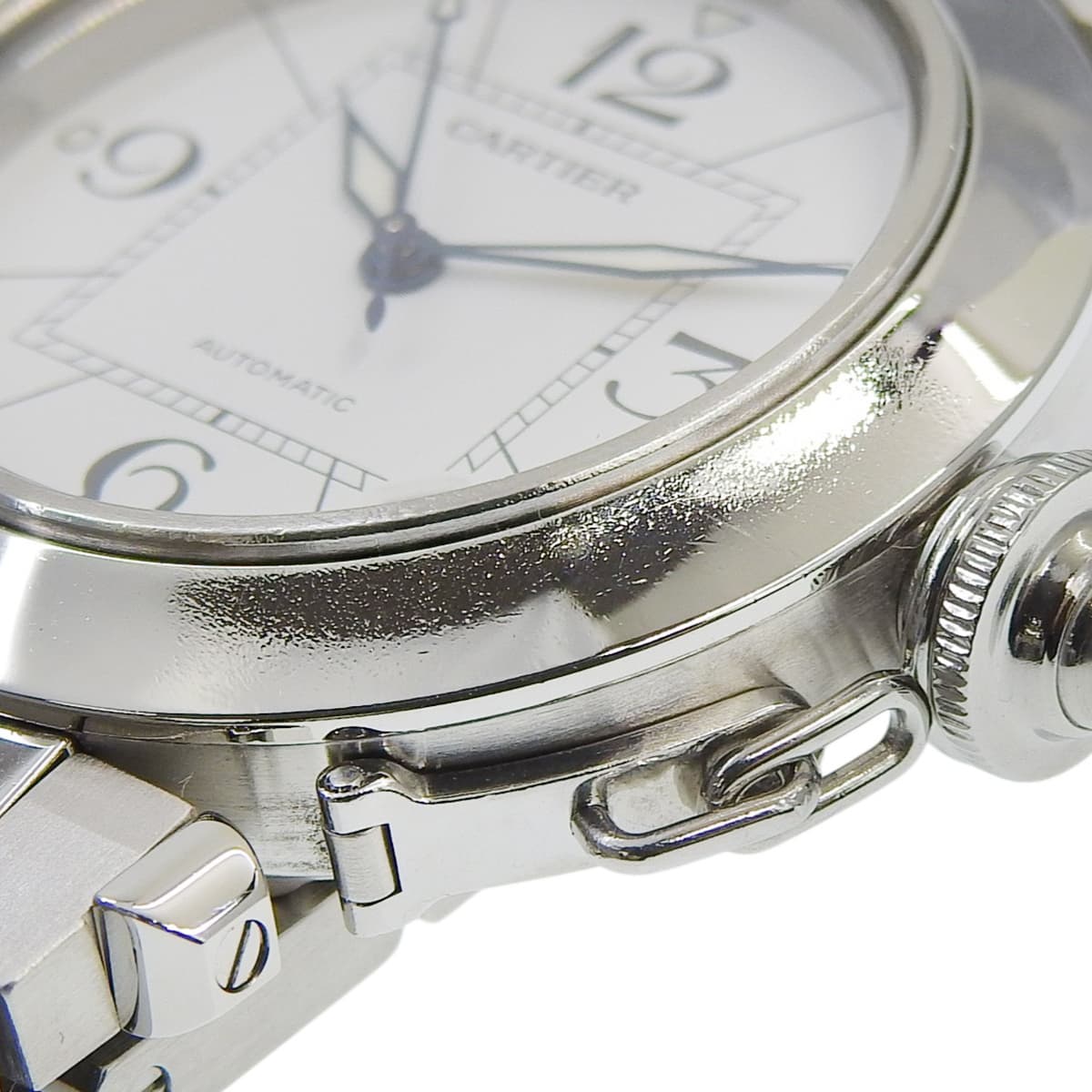 Pasha C W31074M7 SS White Automatic Men's