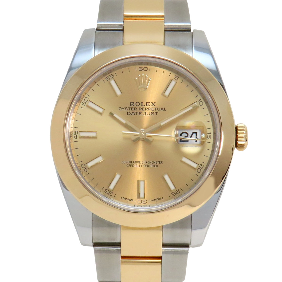 Datejust 126303 YG/SS 随机编号黄金自动男士腕表