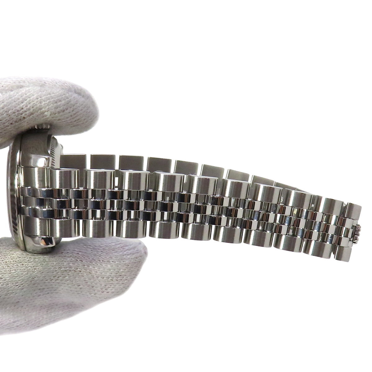 デイトジャスト 179174NG WG/SS ランダム番 シェル文字盤 ブラックシェルローマ 自動巻き レディース