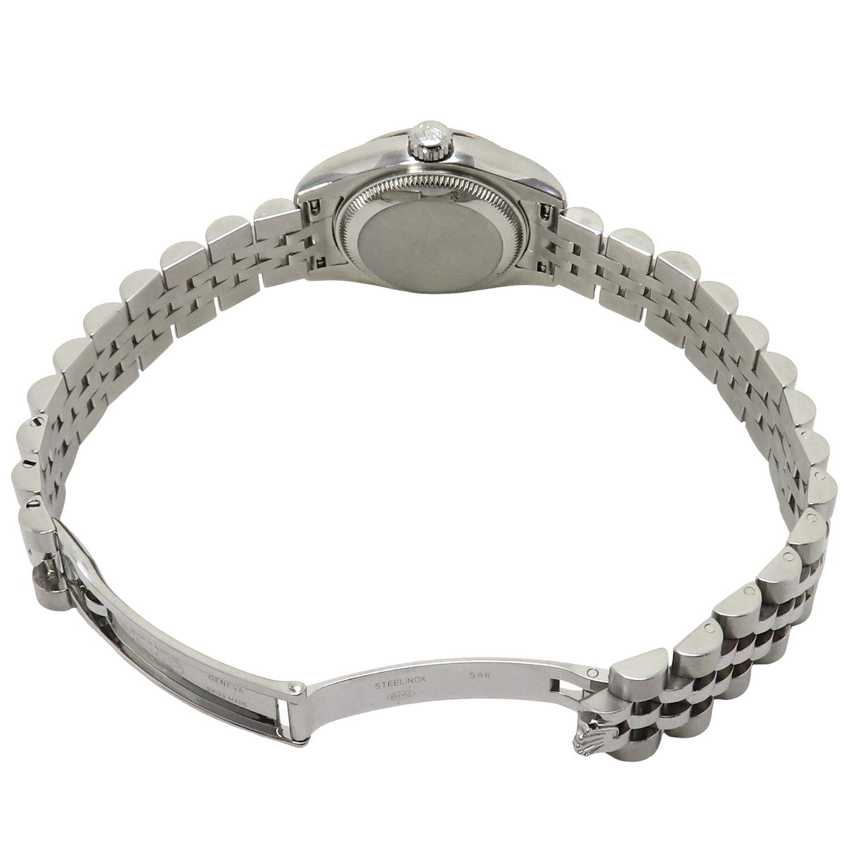 デイトジャスト 179174NG WG/SS ランダム番 シェル文字盤 ブラックシェルローマ 自動巻き レディース