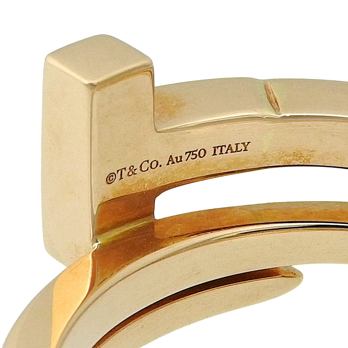 スクエア ラップ リング ダイヤモンド ピンクゴールド K18PG 8.1g