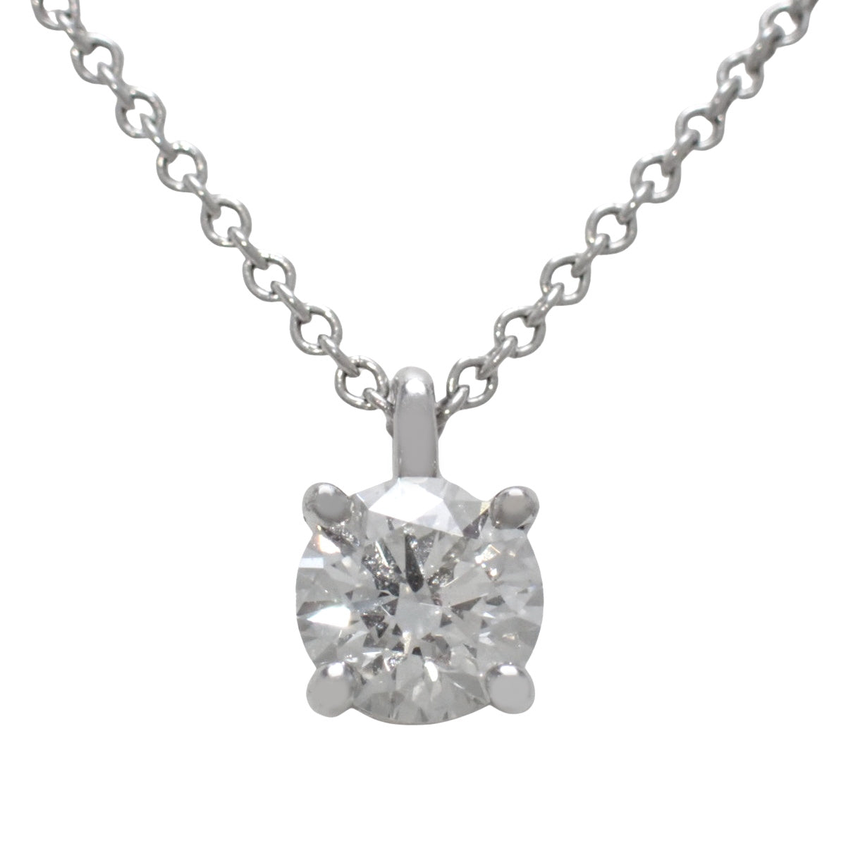 单石钻石吊坠,钻石 D0.49,铂金 Pt950,2.7 克