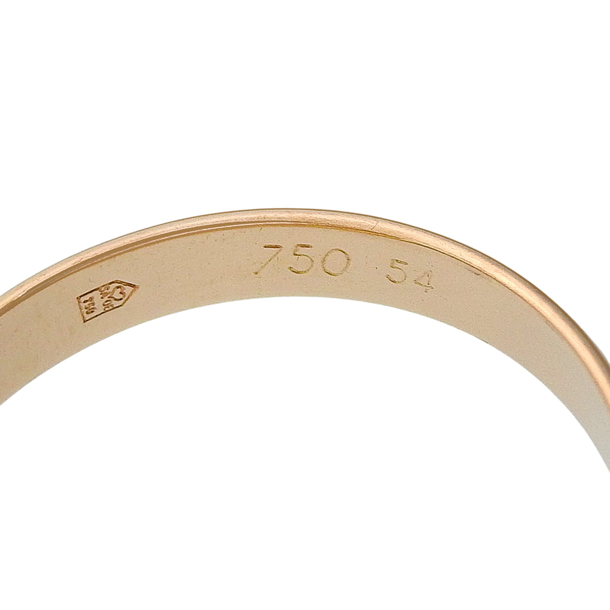 les must de Cartier トリニティリング K18YG PG WG 54 7.7g
