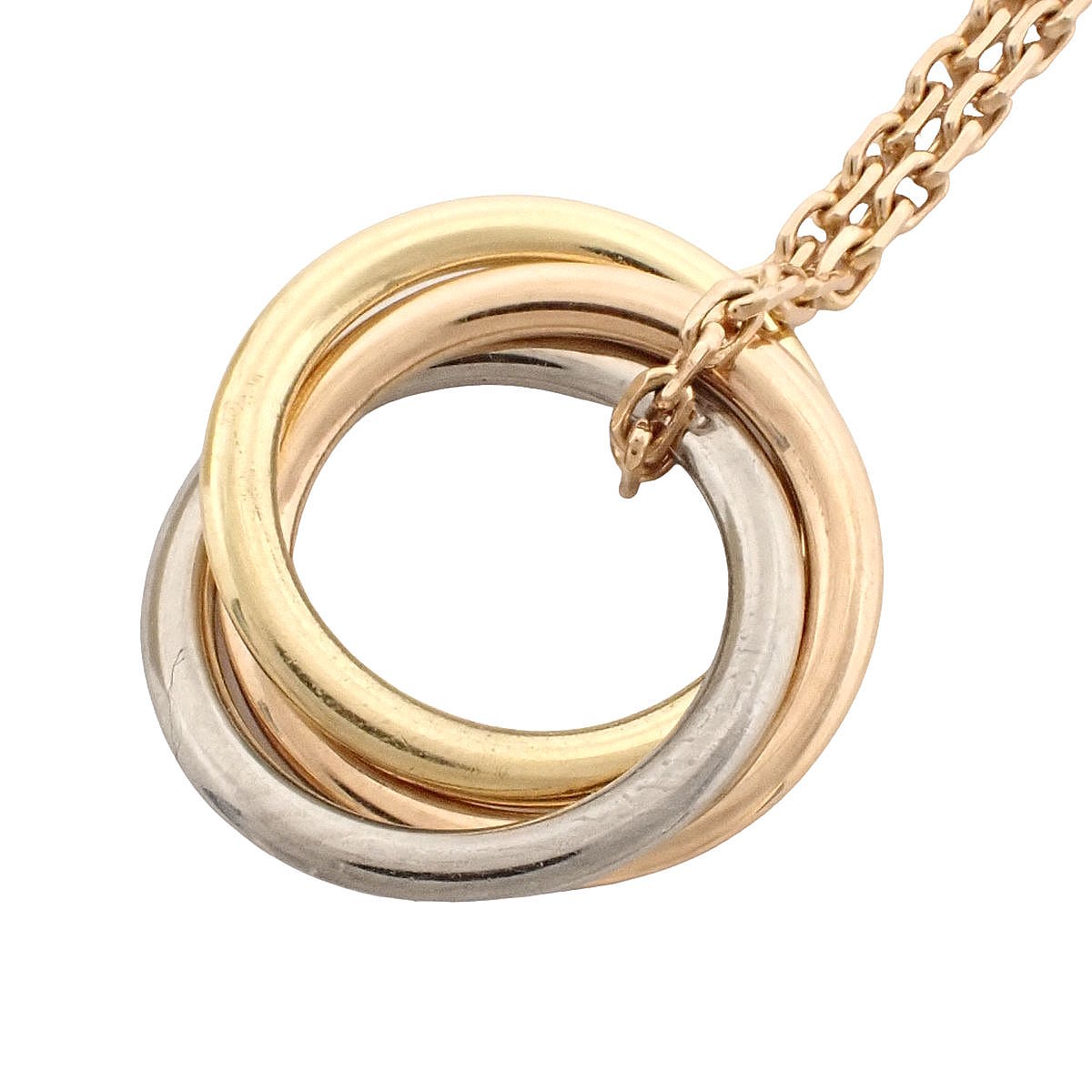 スウィート トリニティ ブレスレット K18WG K18PG K18YG 2.3g