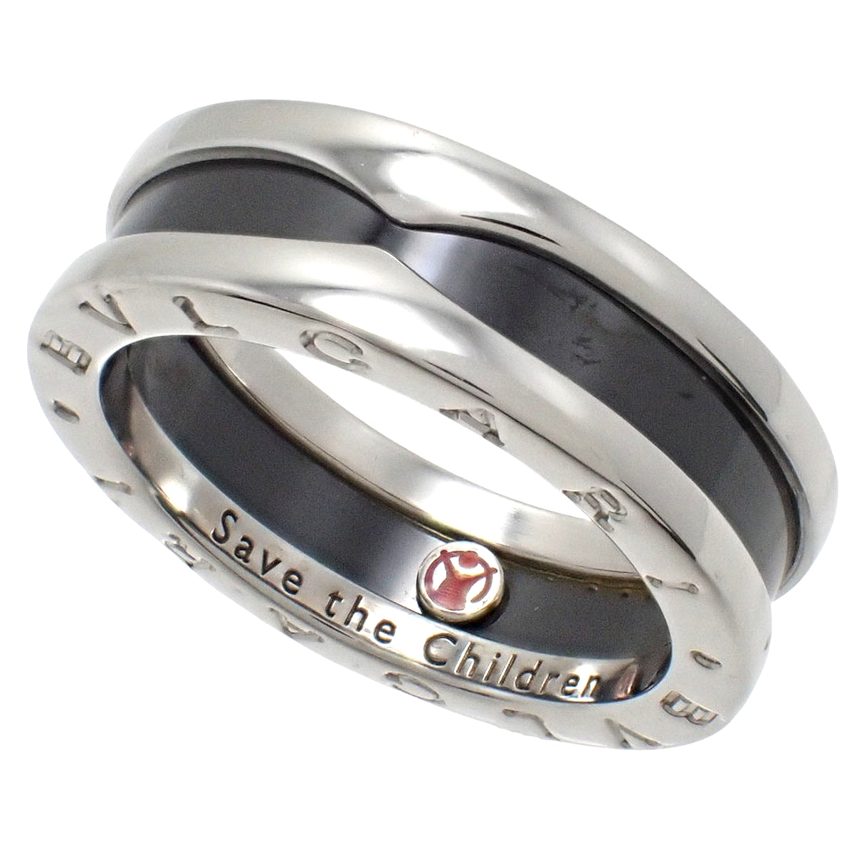 Save the Children Ring SV925 Ceramic 56