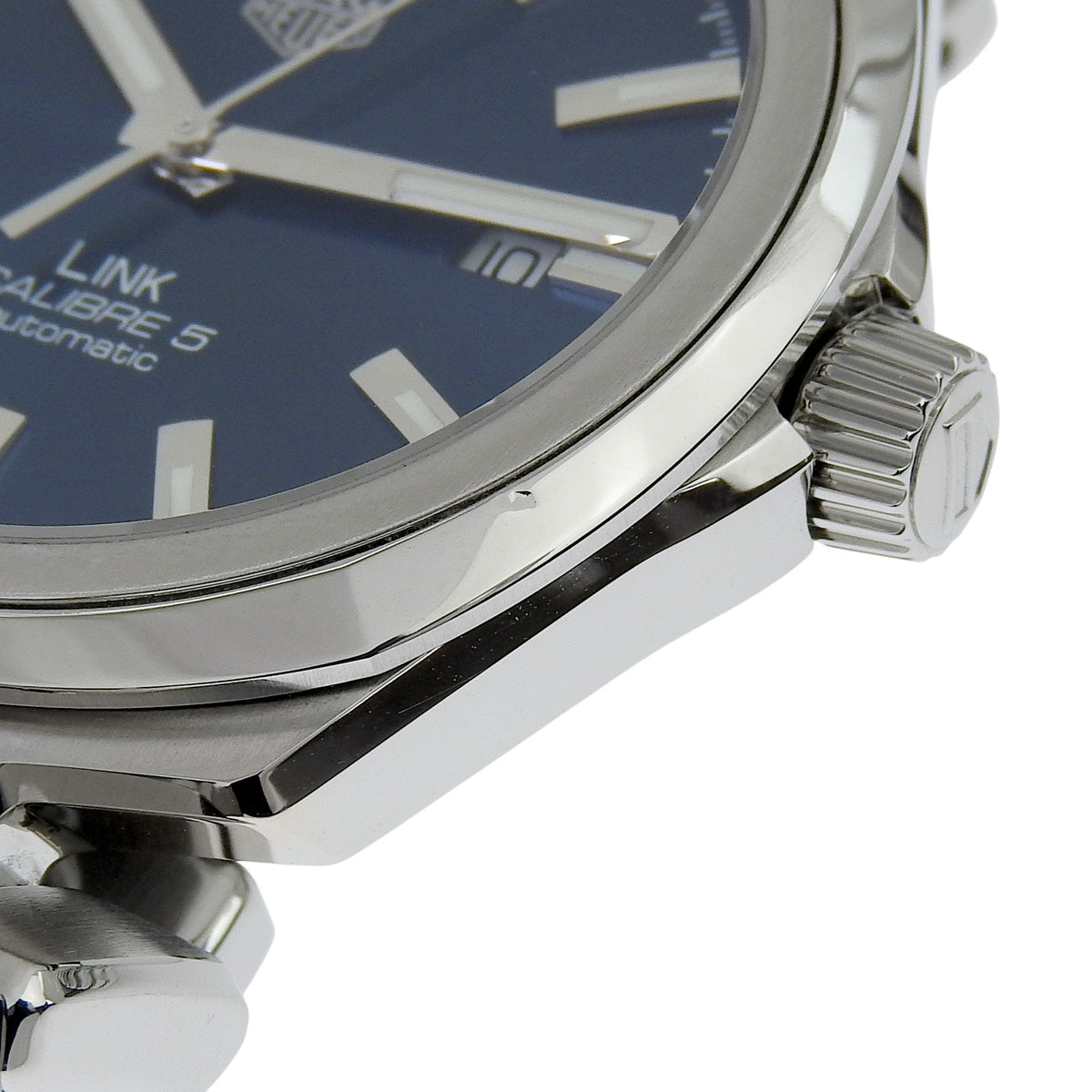 Link Date Caliber 5 WBC2112 不锈钢蓝色自动男士腕表