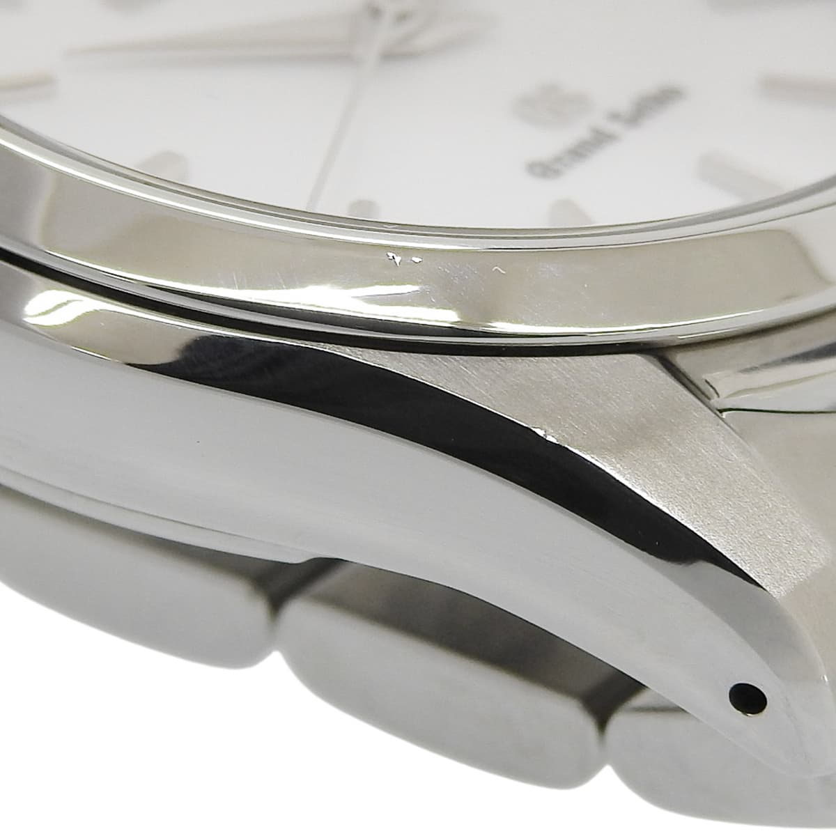 グランドセイコー SBGX059 SS ホワイト クオーツ メンズ