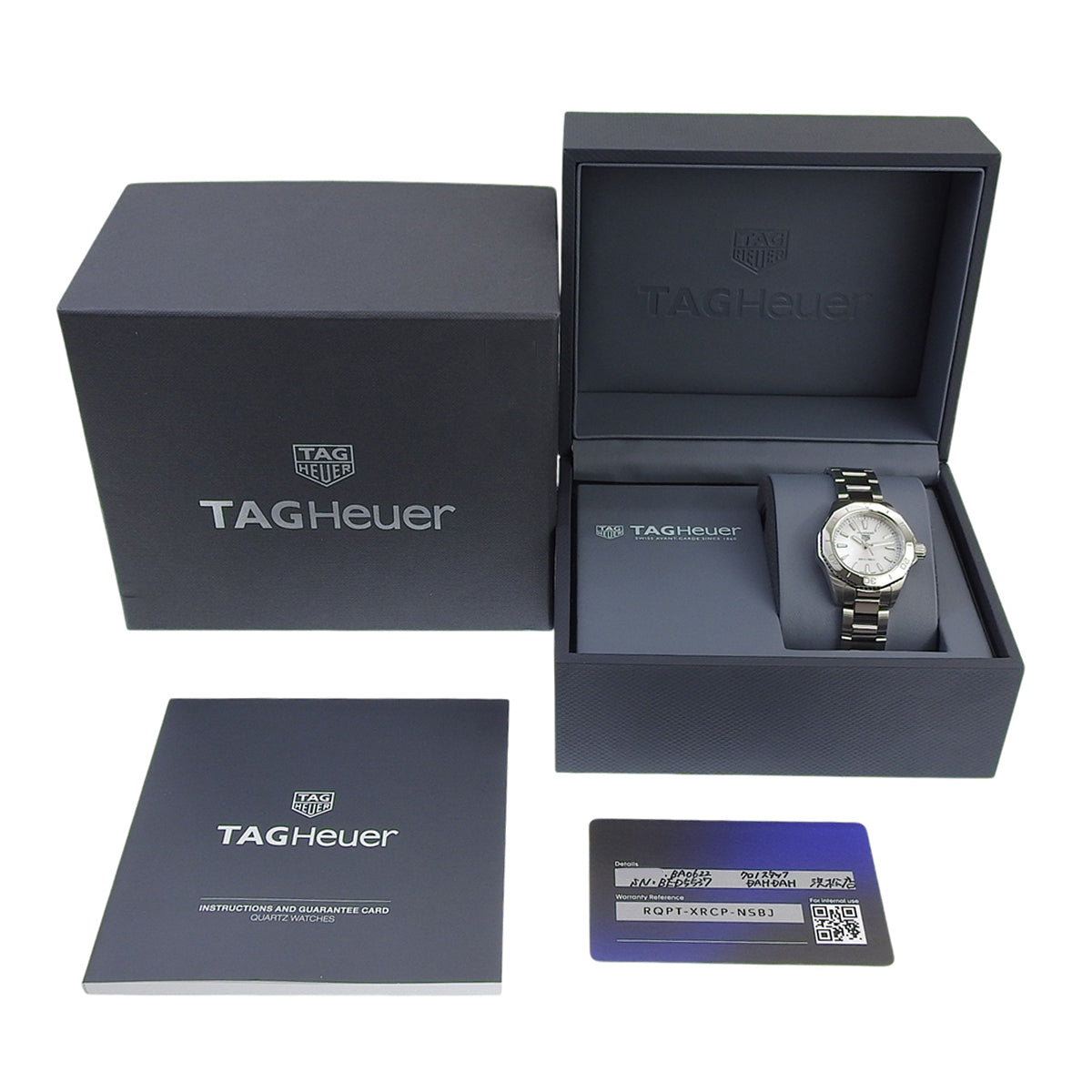 Aquaracer Professional 200 WBP1418.BA0622 SS Shell Dial White Quartz Ladies