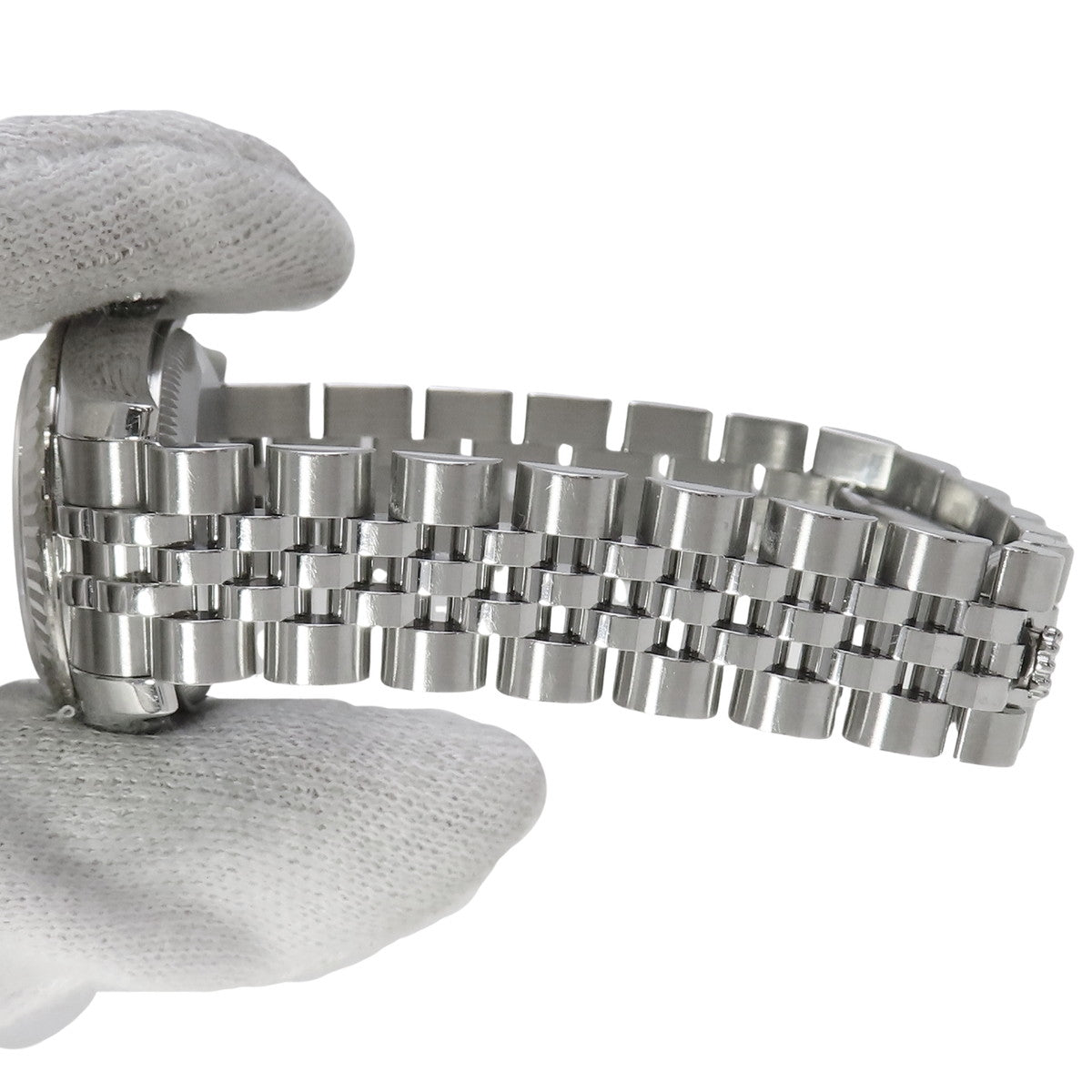 デイトジャスト 179174NR WG/SS G番 シェル文字盤 ホワイト 自動巻き レディース