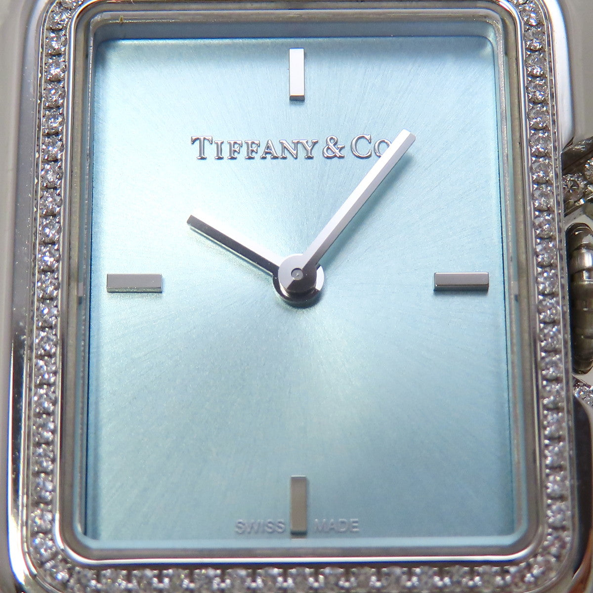 レクタングルTスマイル 68483018 SS ダイヤモンドベゼル クオーツ レディース