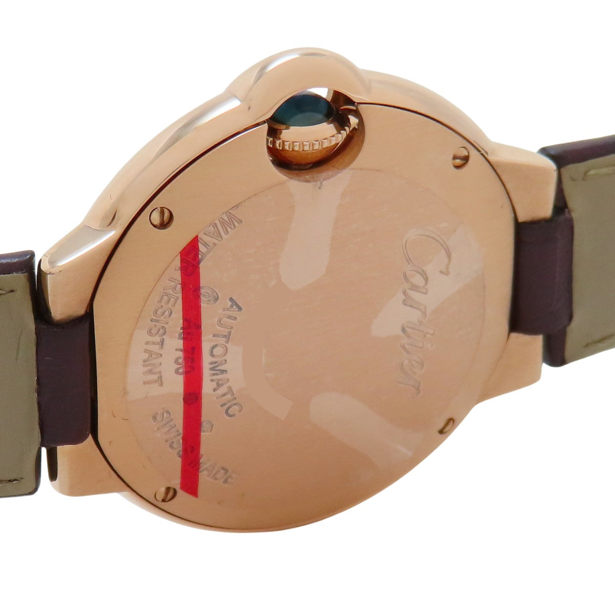 バロンブルー33MM W6920097 PG/革 シルバー 自動巻き レディース