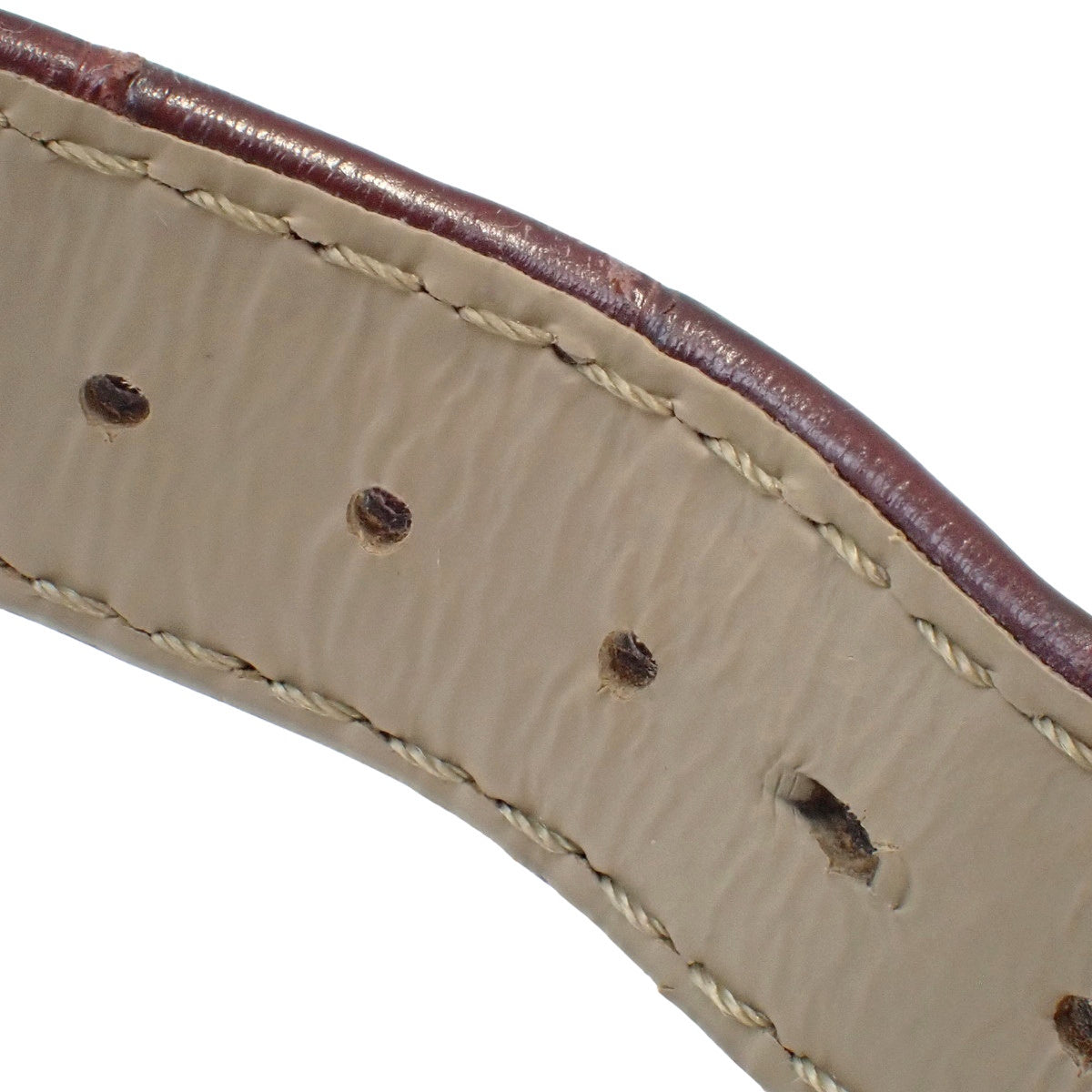 バロンブルー33MM W6920097 PG/革 シルバー 自動巻き レディース