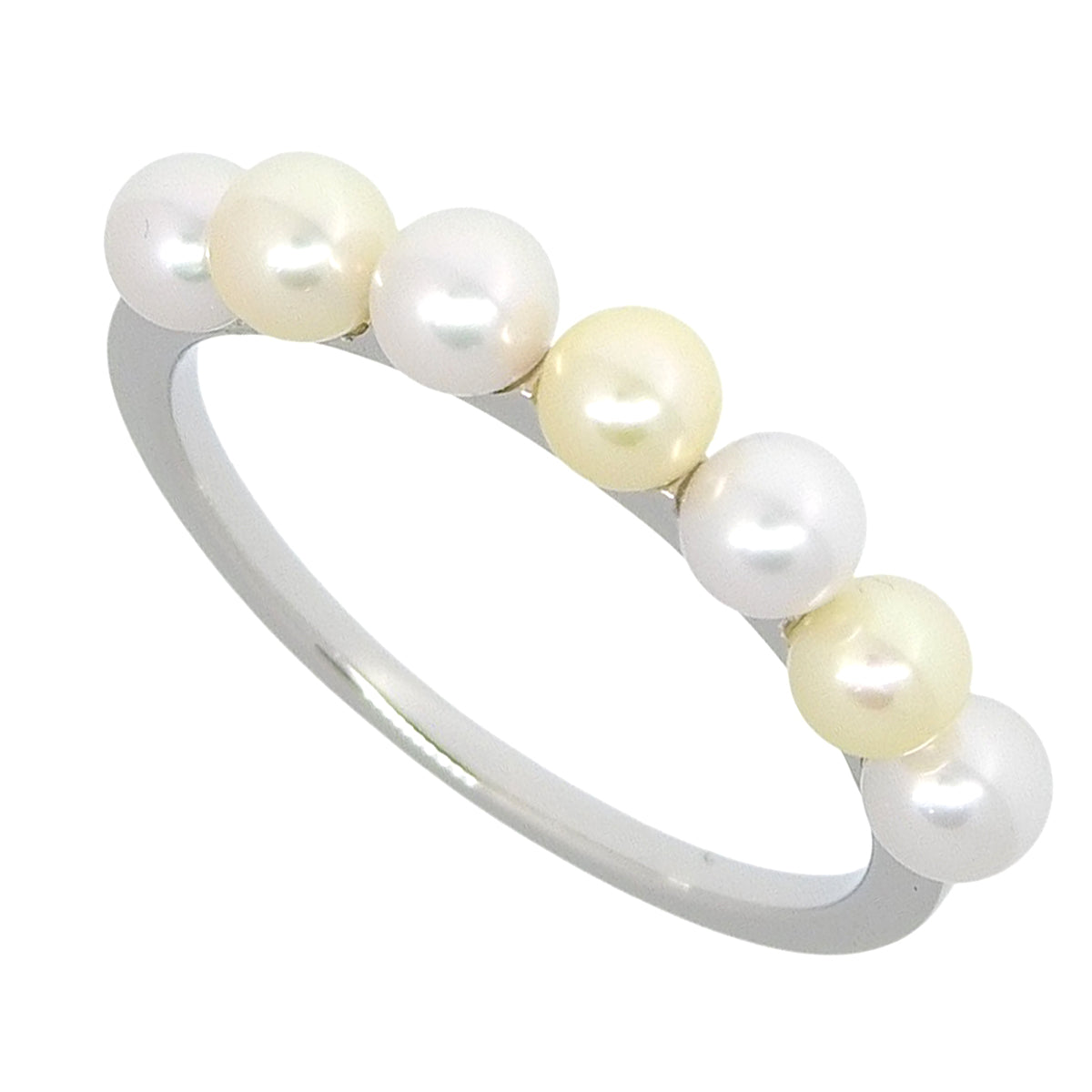 Akoya Pearl Ring Platinum Pt900 2.3g