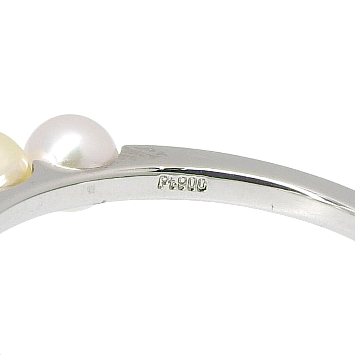 Akoya Pearl Ring Platinum Pt900 2.3g