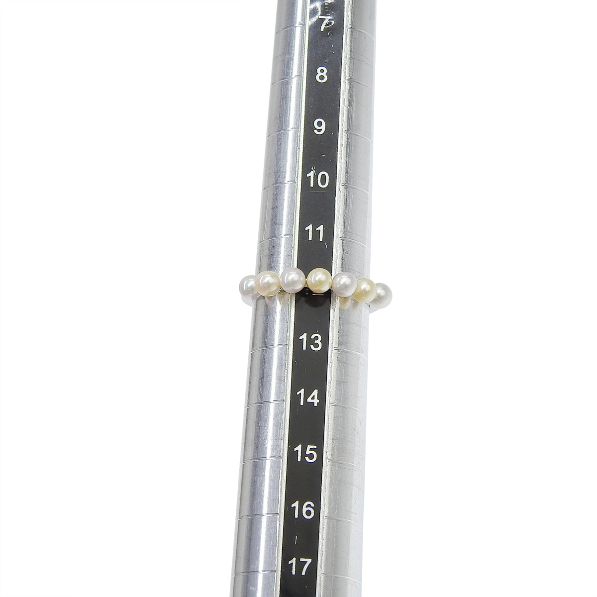 铂金 Akoya 珍珠戒指 (Pt900) 2.3 克