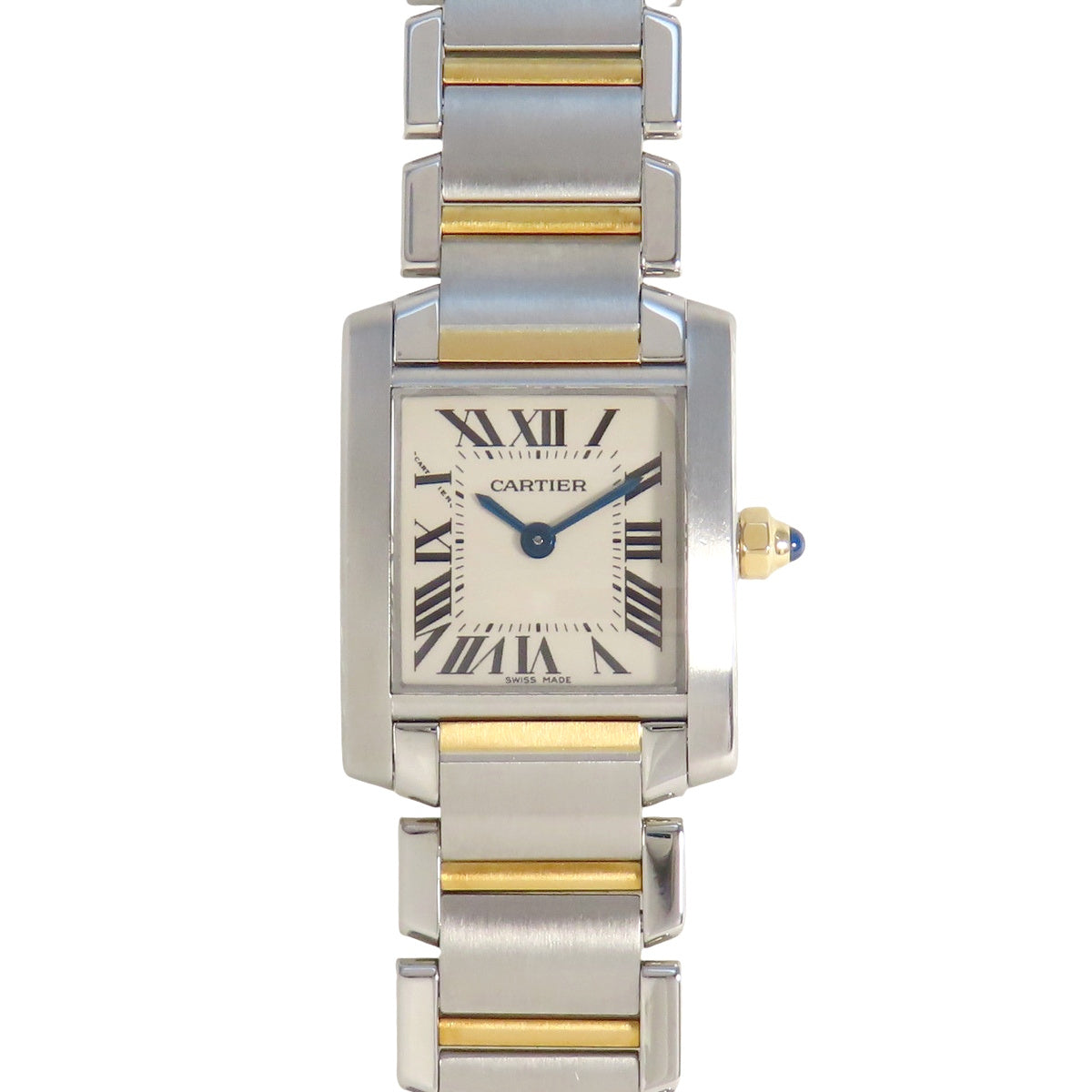 タンク フランセーズ SM W510007Q4 YG/SS アイボリー クオーツ レディース