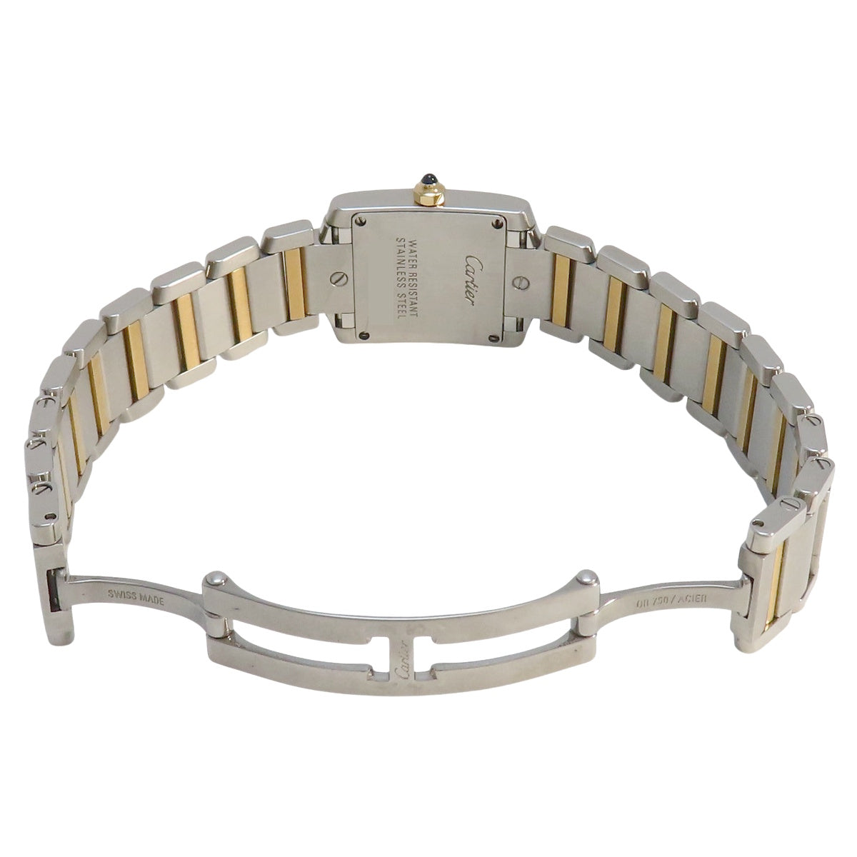 タンク フランセーズ SM W510007Q4 YG/SS アイボリー クオーツ レディース