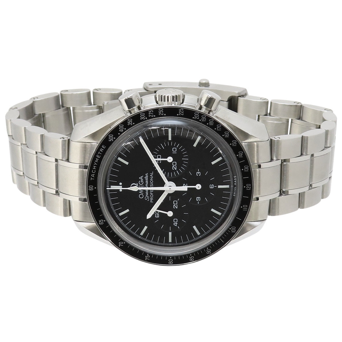 超霸专业311.30.42.30.01.005 SS黑色手动上链男士腕表