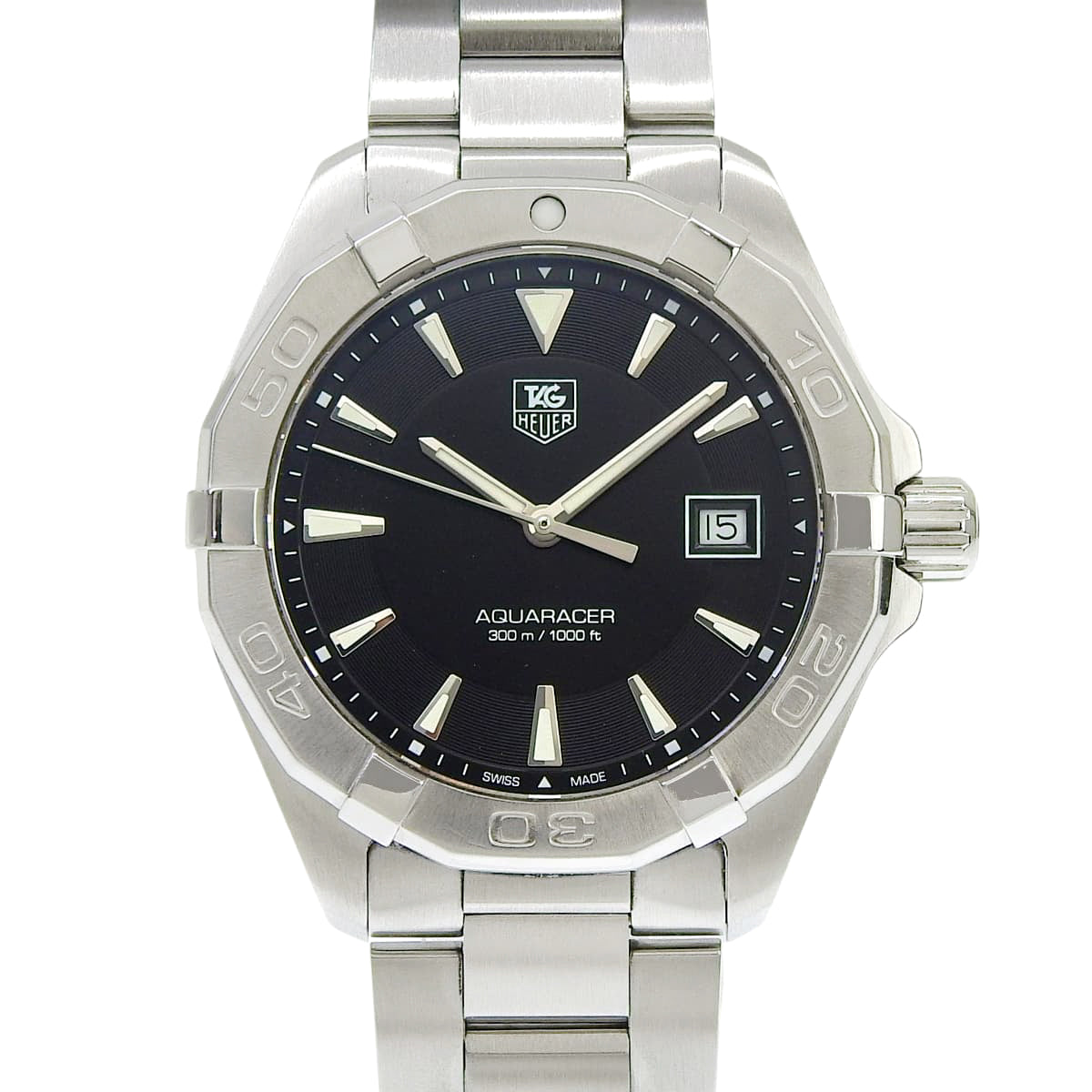 アクアレーサー WAY1110.BA0928 SS ブラック クオーツ メンズ