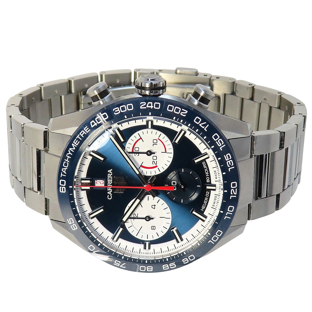 Carrera Sport Chronograph 160th Anniversary CBN2A1E.BA0643 SS Blue Automatic Men's