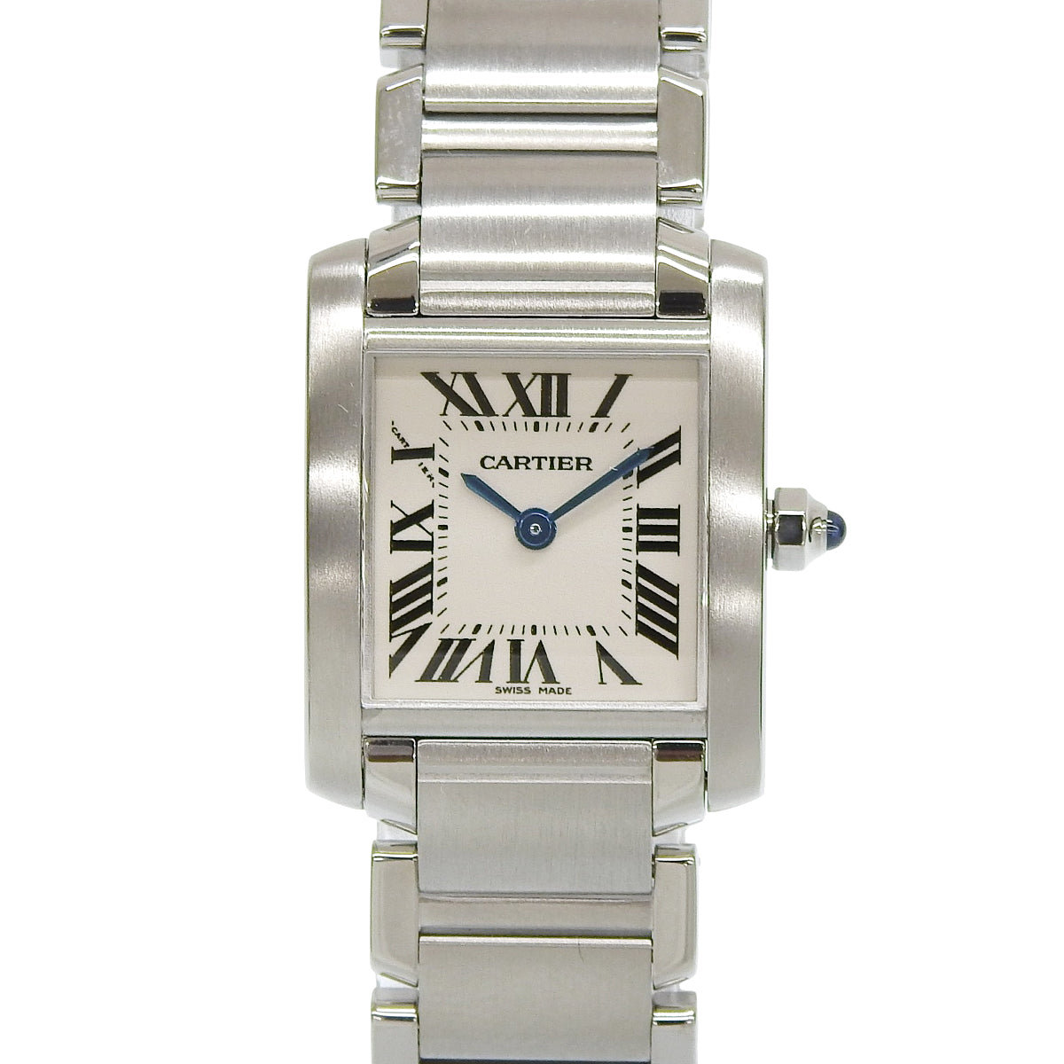 Tank Française SM W51008Q3 SS White Quartz Women's