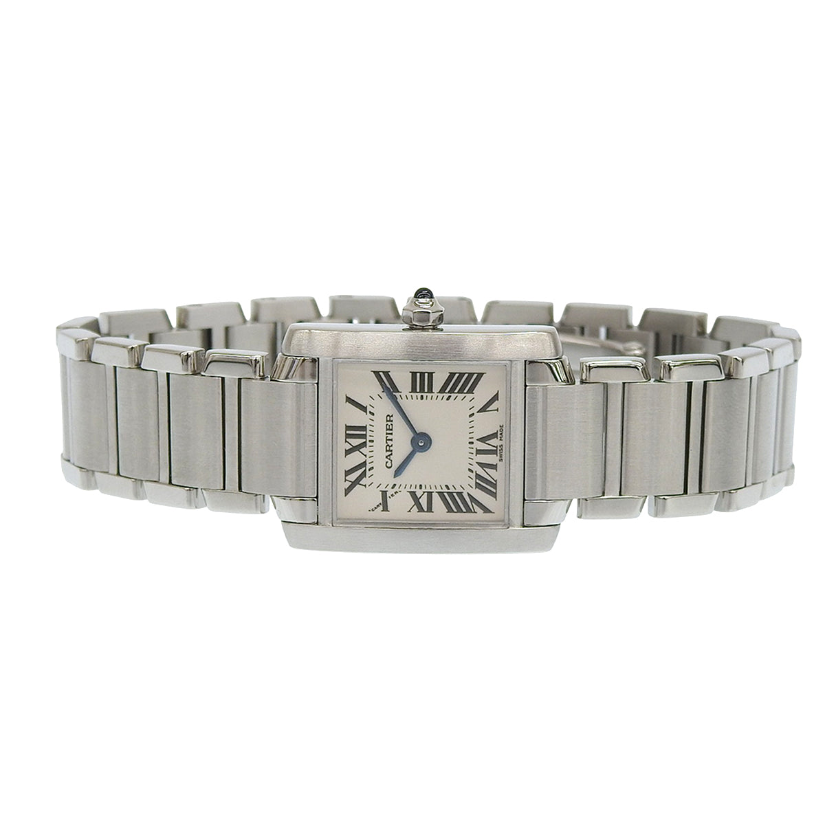 Tank Française SM W51008Q3 SS White Quartz Women's