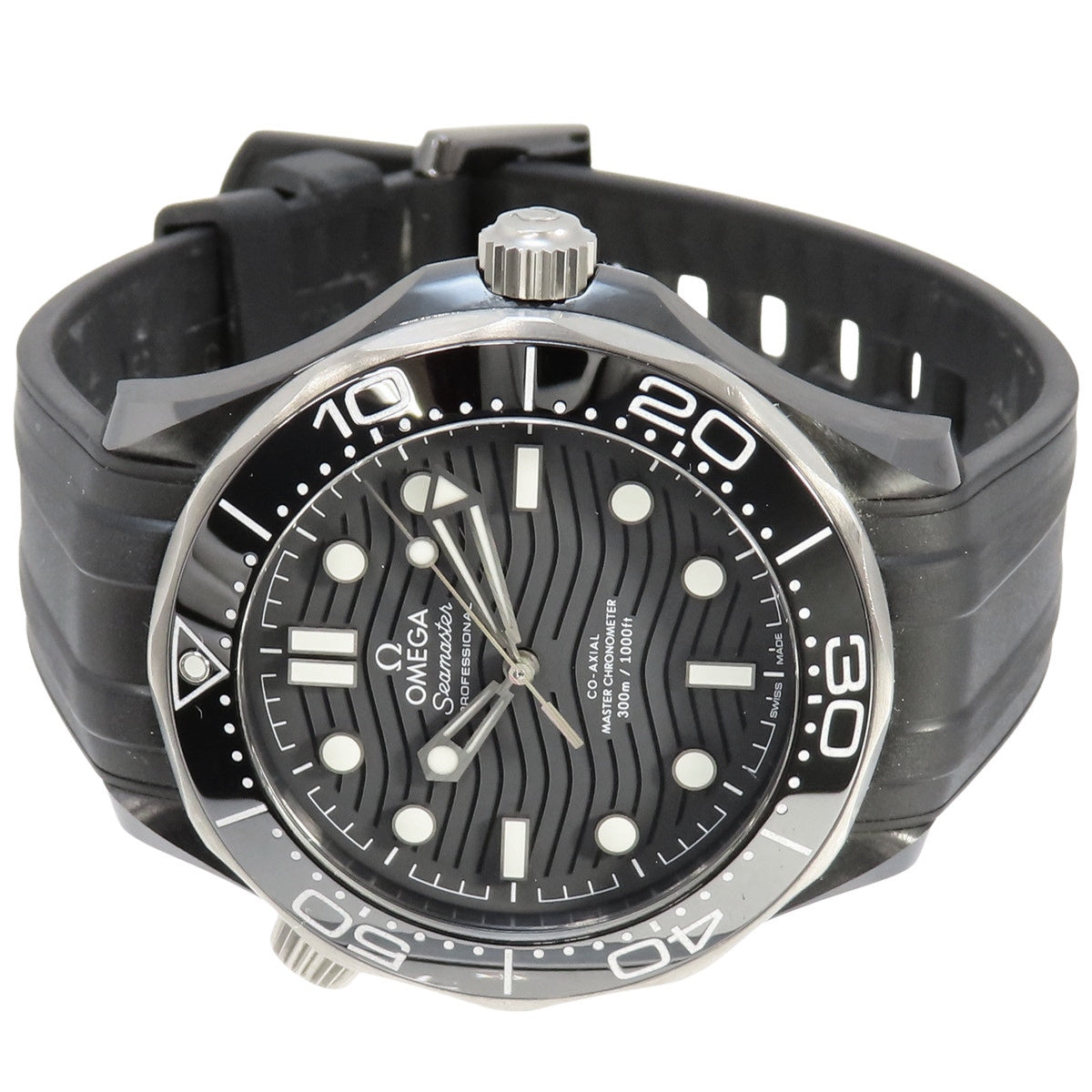 シーマスター ダイバー300 210.92.44.20.01.001 CE ブラック 自動巻き メンズ