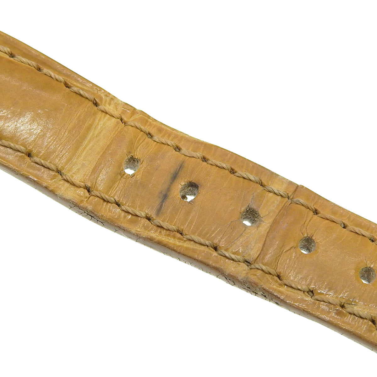 ハッピースポーツ スクエア 5PD 27/8892-23 SS/革 ゴールド クオーツ レディース