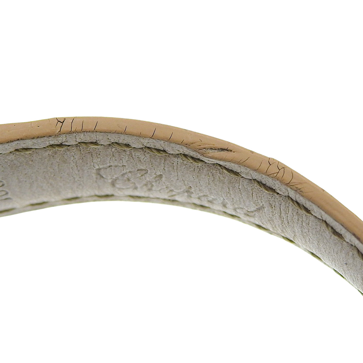 ハッピースポーツ スクエア 5PD 27/8892-23 SS/革 ゴールド クオーツ レディース