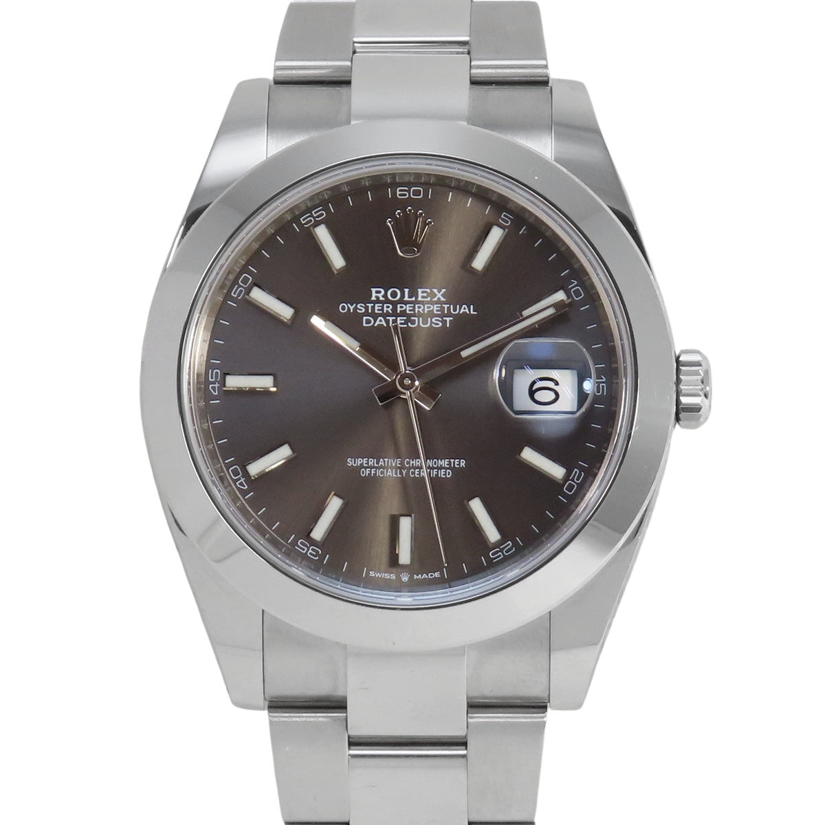 Datejust 41 126300 SS 随机编号石板灰自动男士腕表