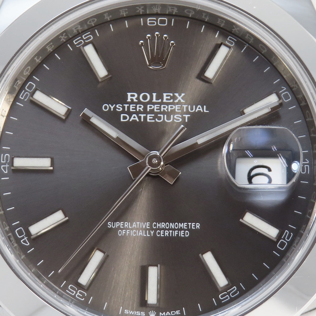 Datejust 41 126300 SS Random Number Slate Automatic Men's