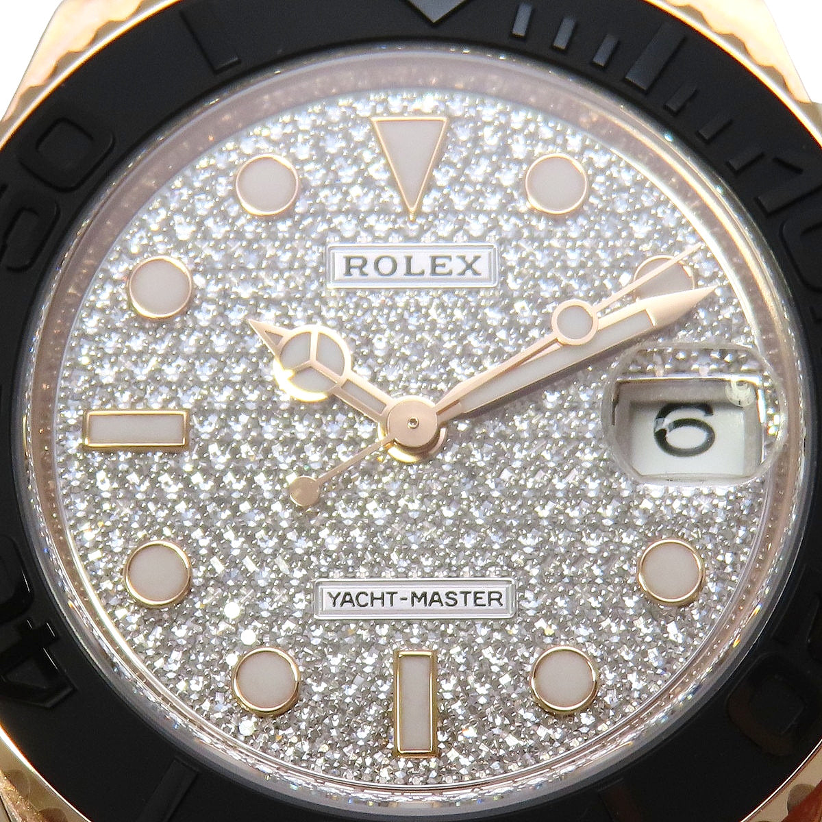 Yacht-Master 37 268655 PG/CE/Rubber, Random Number, Diamond Dial, Silver, Automatic, Boys