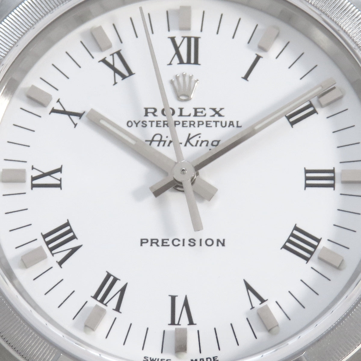 空中霸王14010M SS F字头白色自动男士腕表