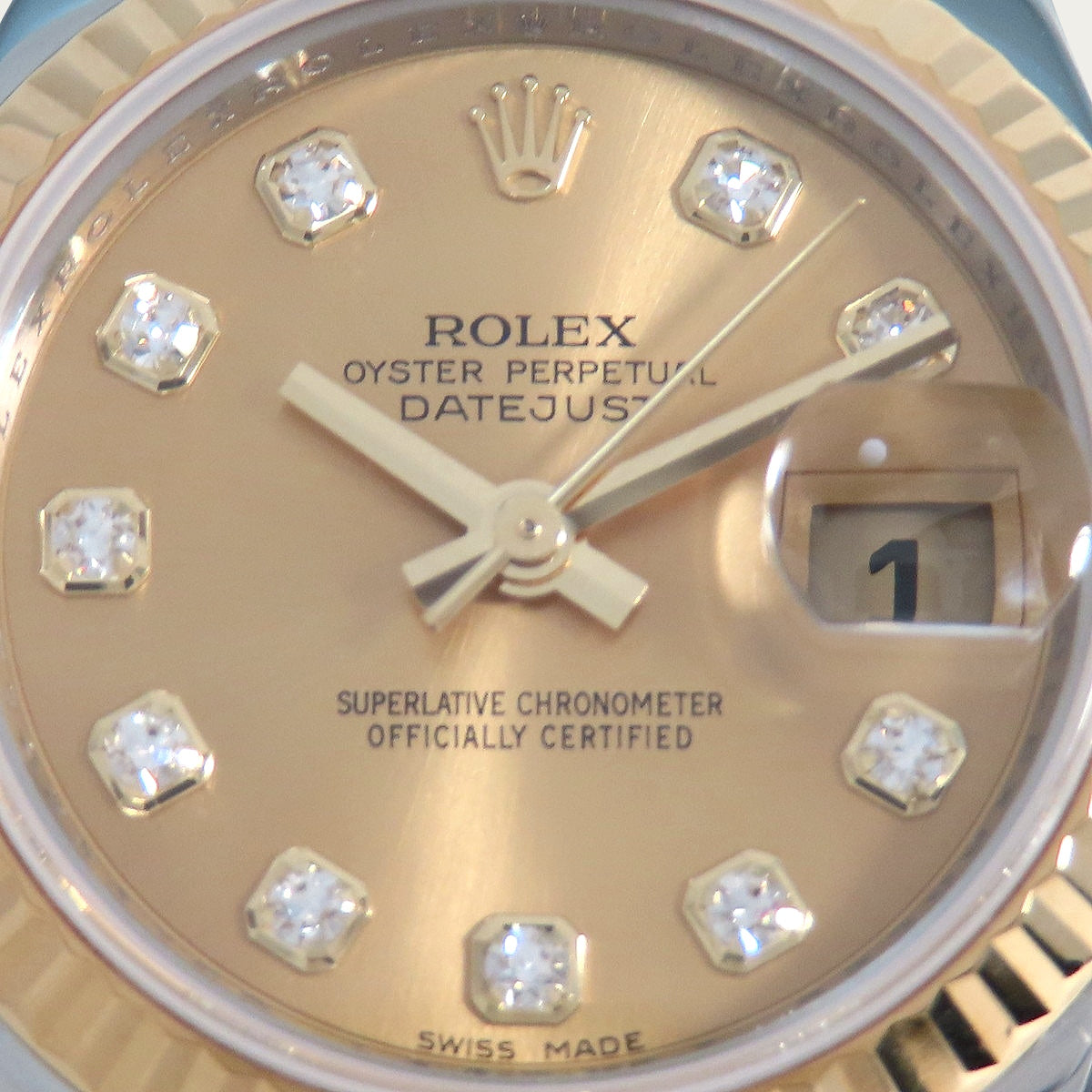 Datejust 179173G YG/SS Z 字头香槟色 10PD 自动女表