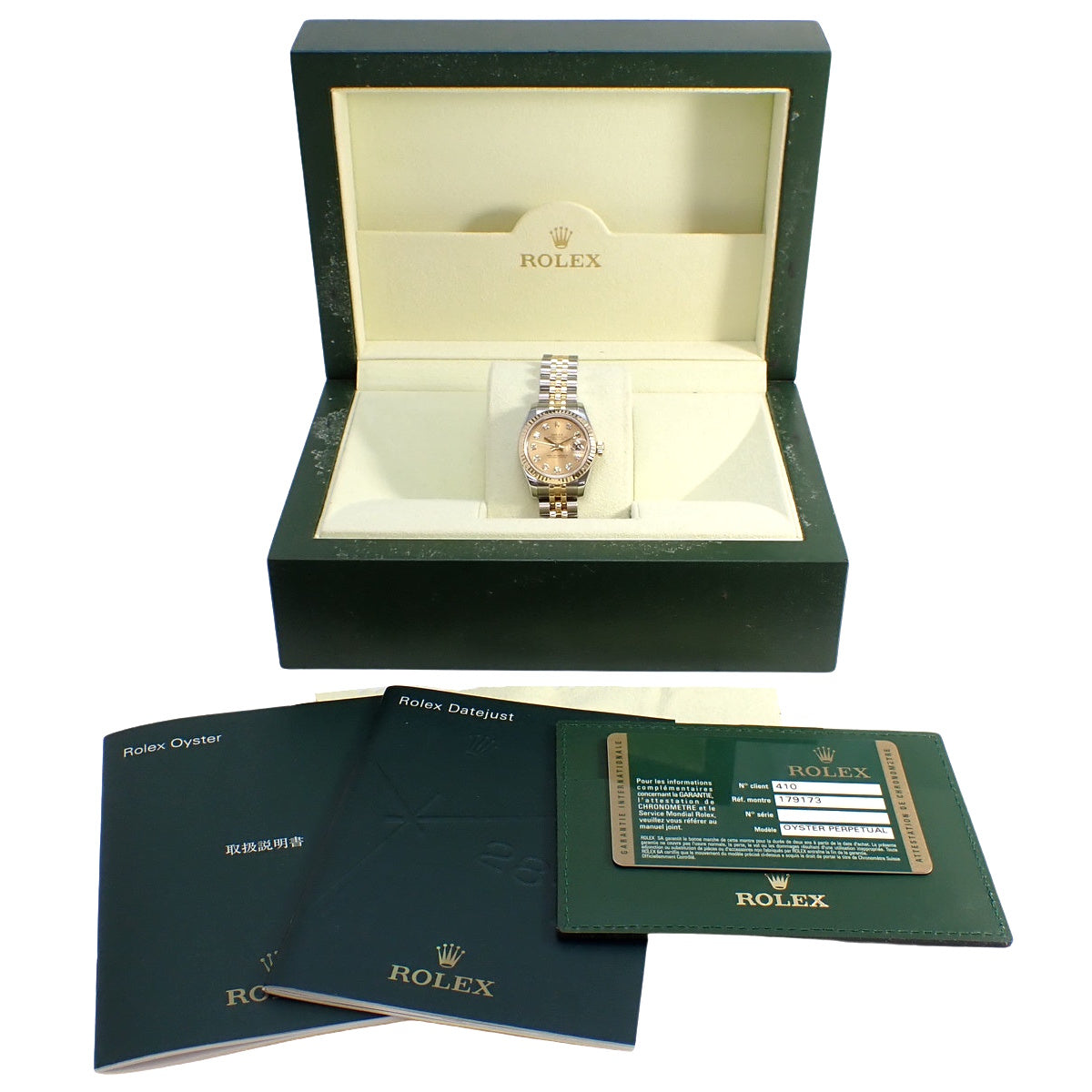 Datejust 179173G YG/SS Z 字头香槟色 10PD 自动女表