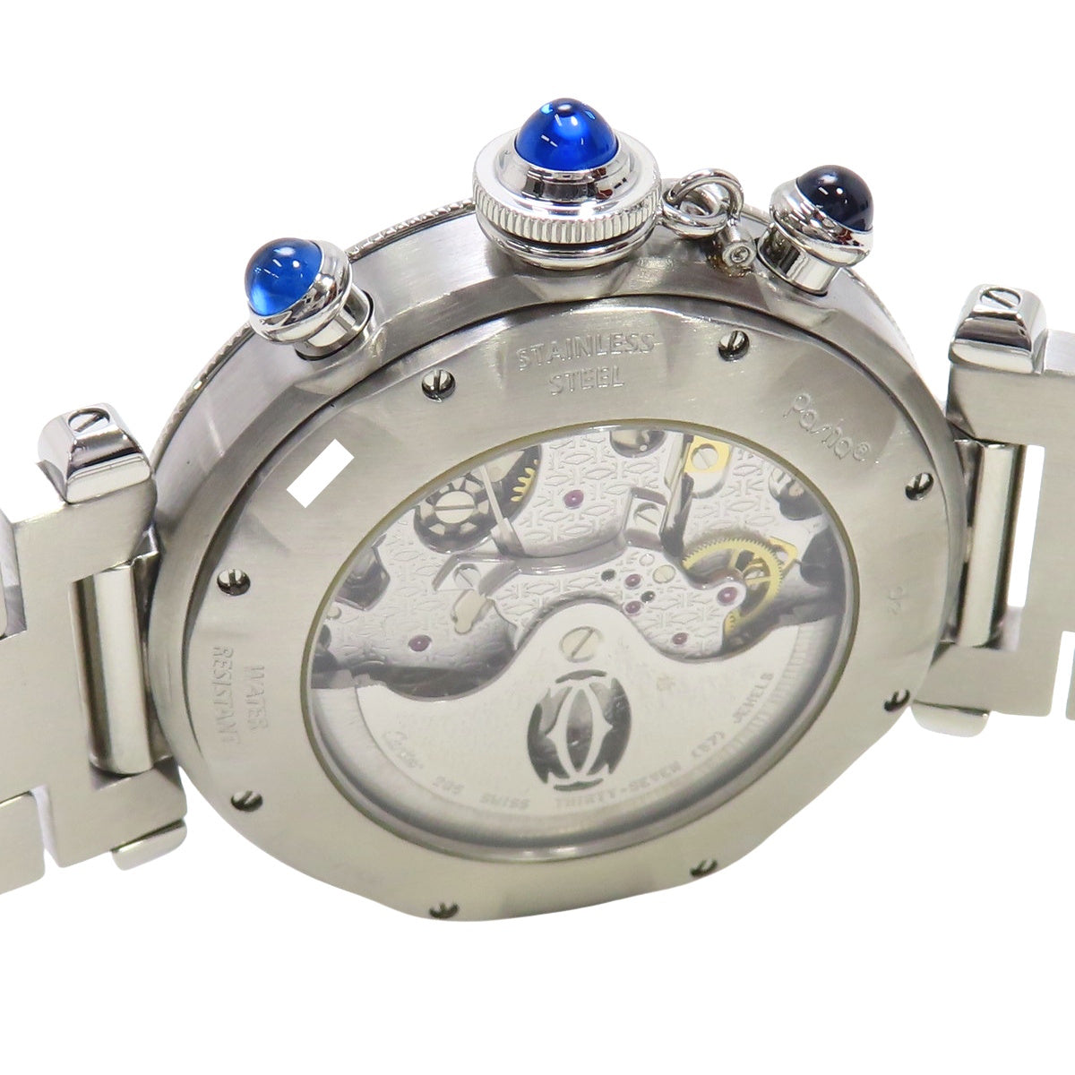 パシャ38 クロノグラフ W31030H3 SS シルバー 自動巻き メンズ