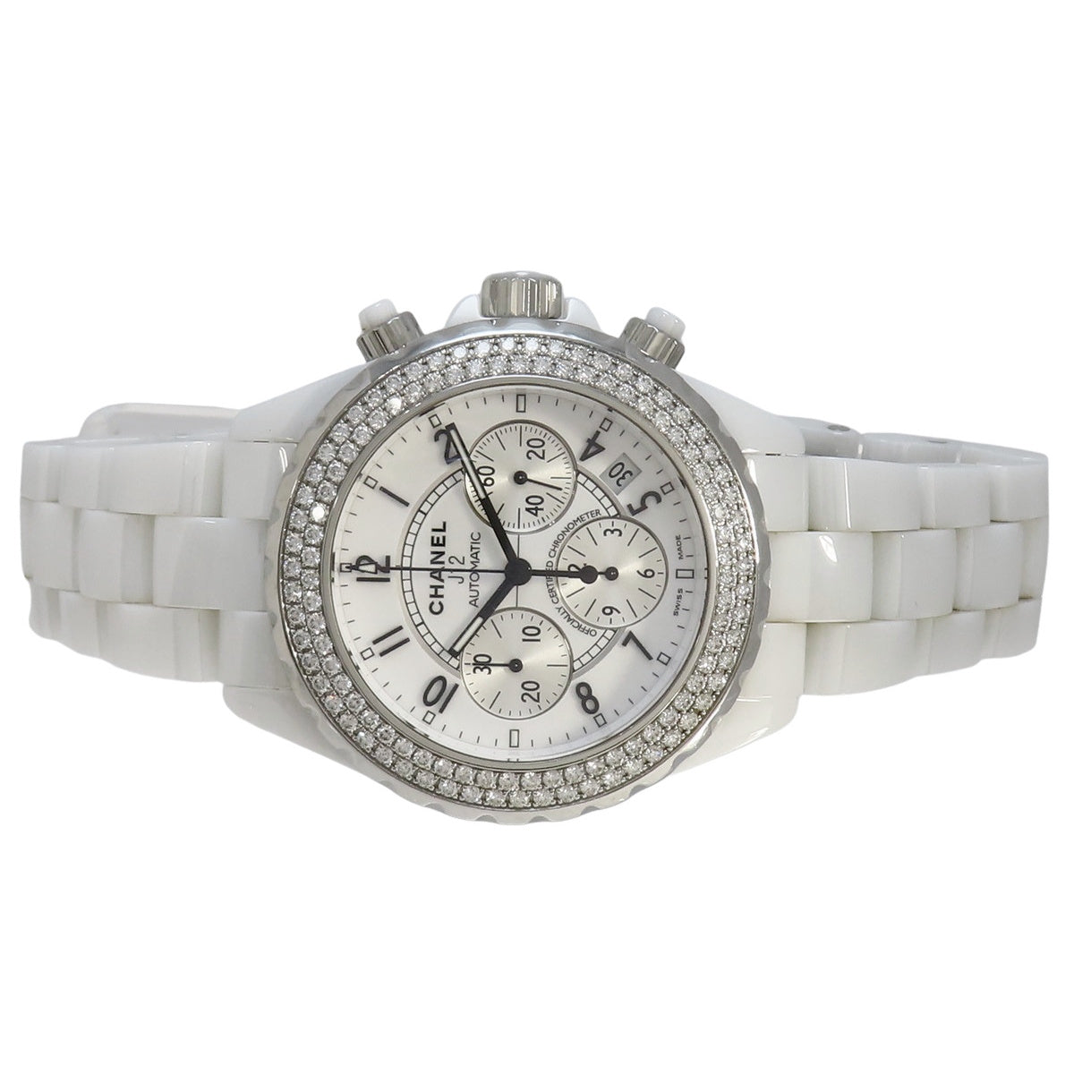 J12 Chronograph H1008 CE Diamond Bezel Automatic Men's
