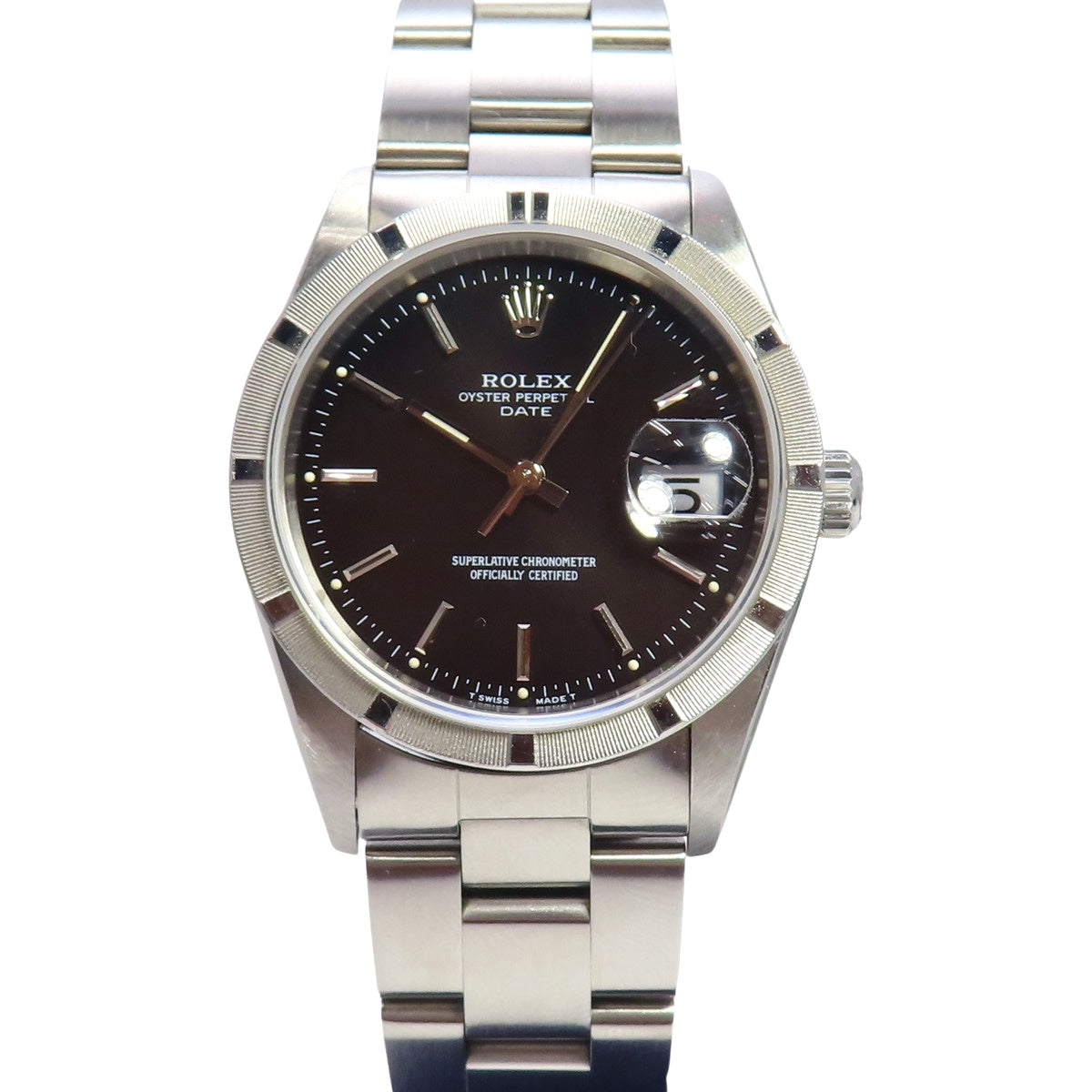 蚝式恒动日历型 15210 精钢 T字头 黑色 自动机械 男款