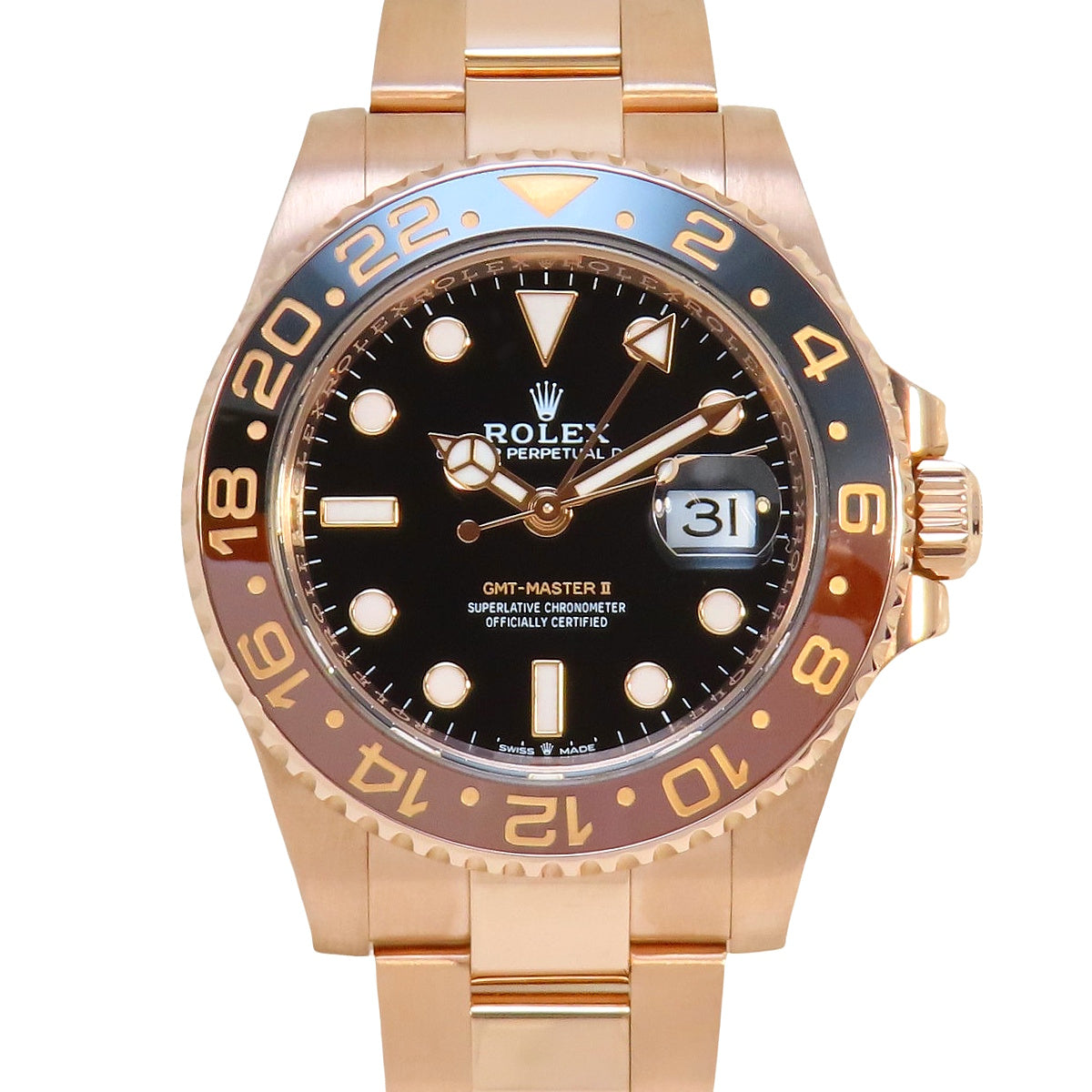 GMT-Master II 126715CHNR PG Random Number Black Automatic Men's