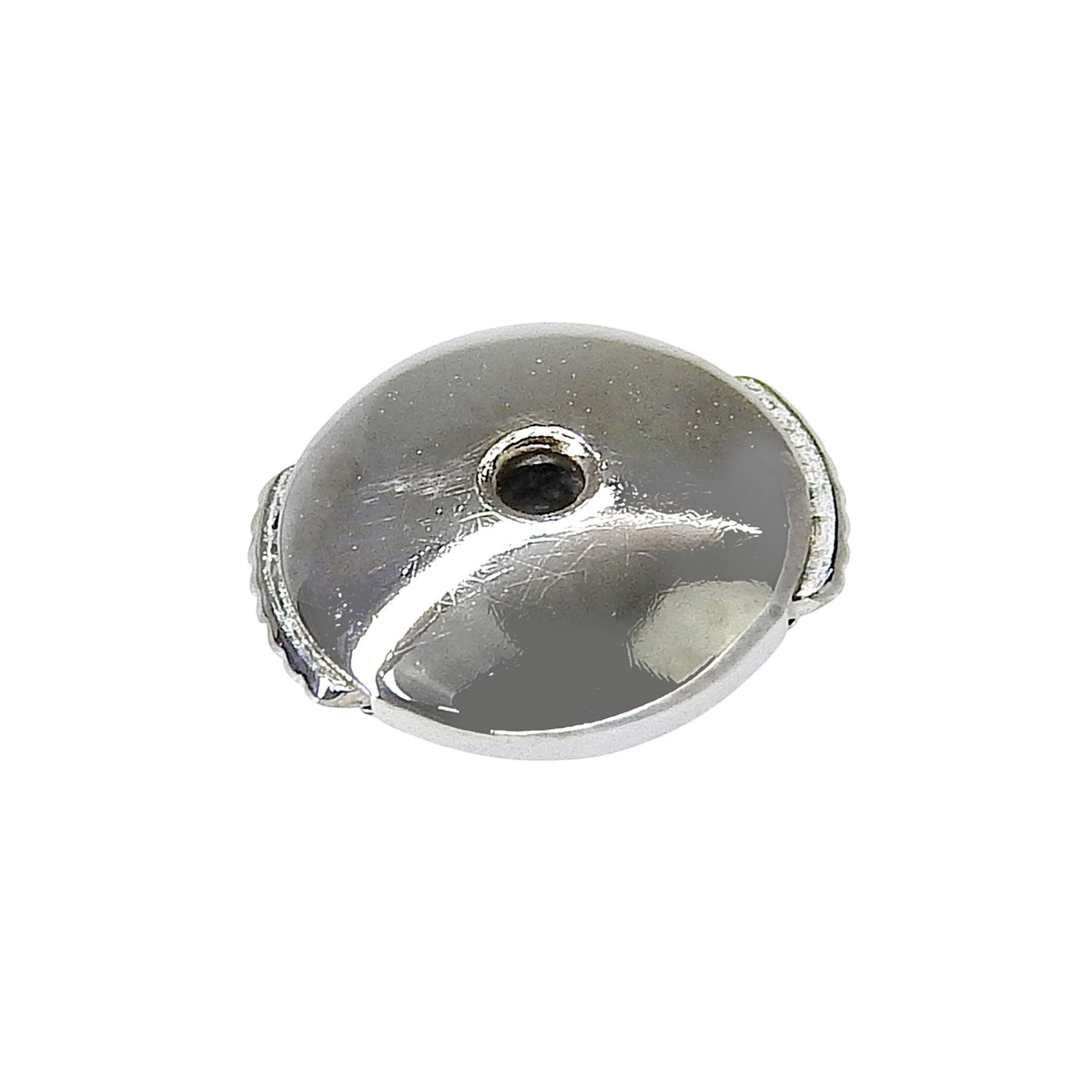 LOVE Hoop Earrings, Small Model, White Gold, K18WG, 3.5g