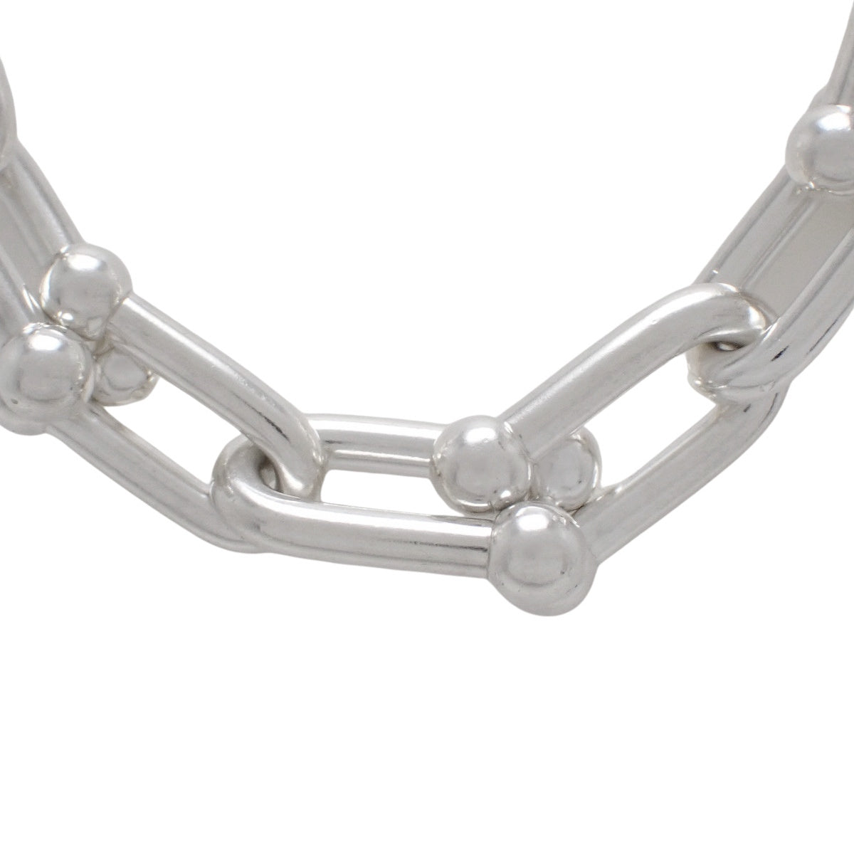 グラジュエイテッド リンク ネックレス シルバー SV925