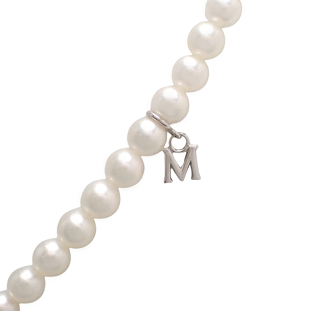 ベビーパール ネックレス アコヤ真珠 ホワイトゴールド K18WG 13.7g
