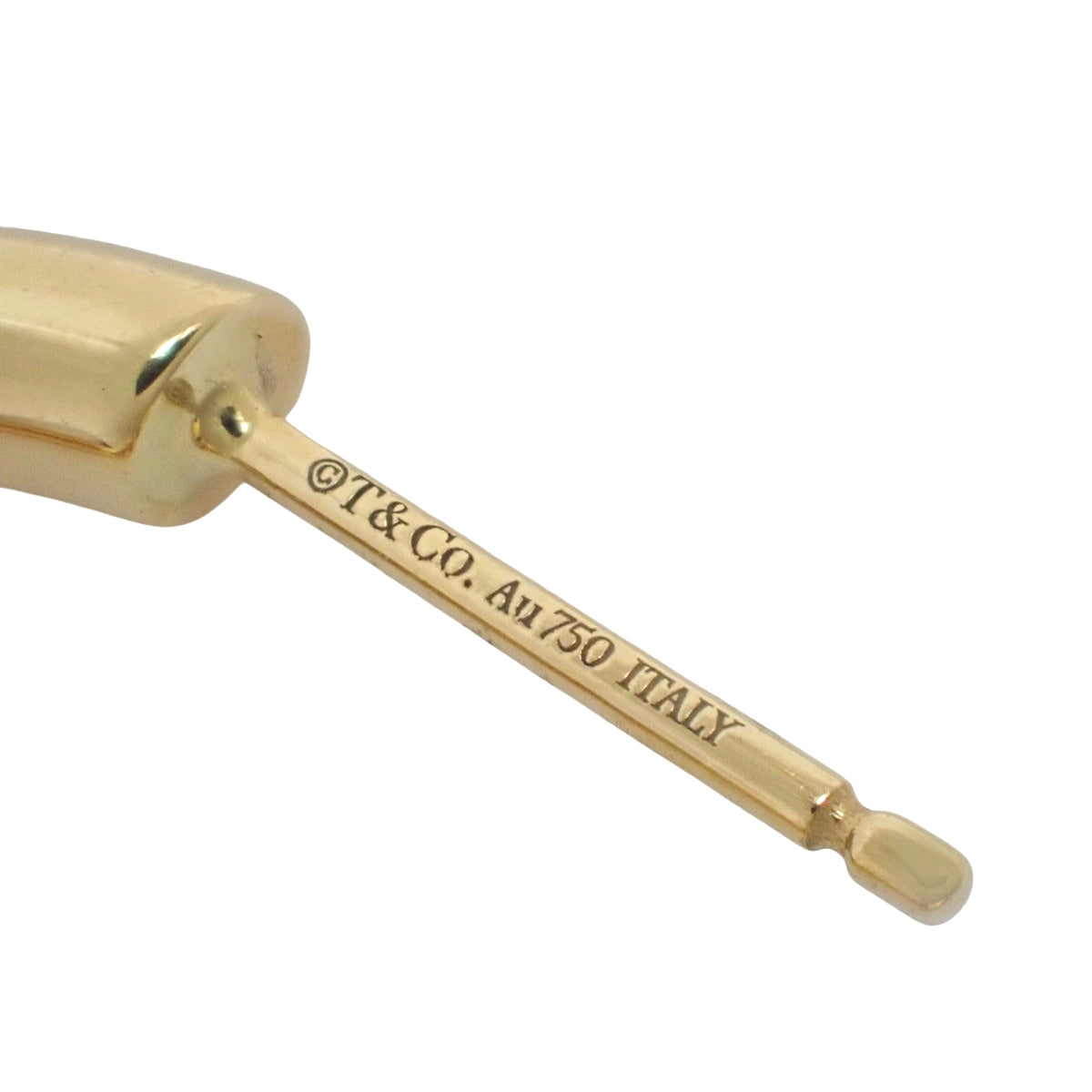 ティファニーロックピアス ミディアム イエローゴールド K18YG 16.0g