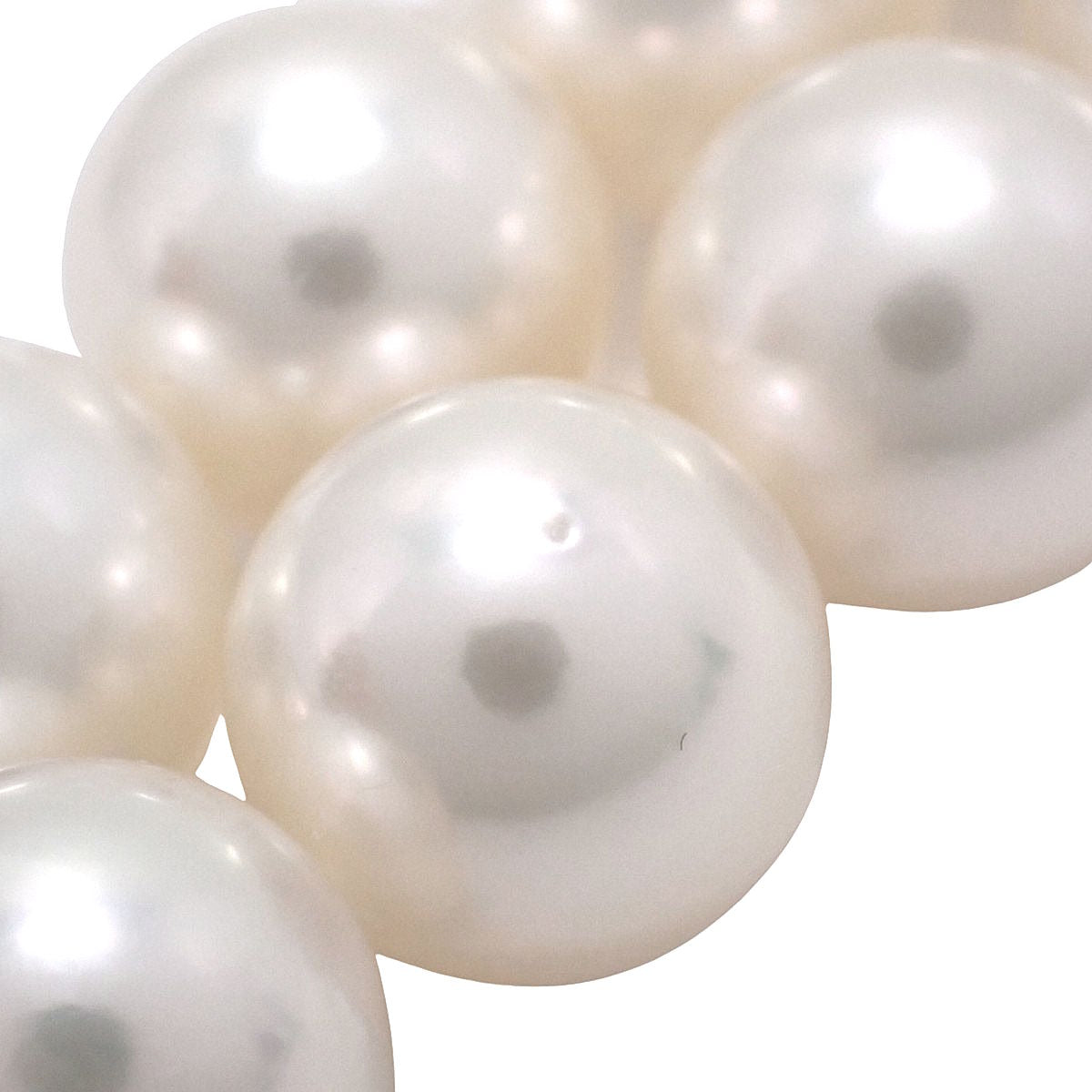 Akoya pearl necklace, silver, 41.7g