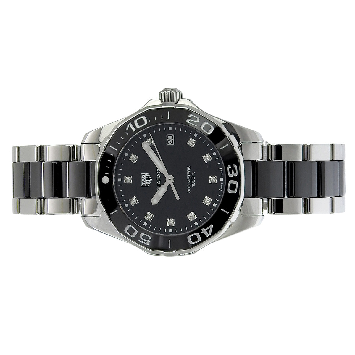 アクアレーサー WAY131C SS/CE ダイヤインデックス クオーツ レディース