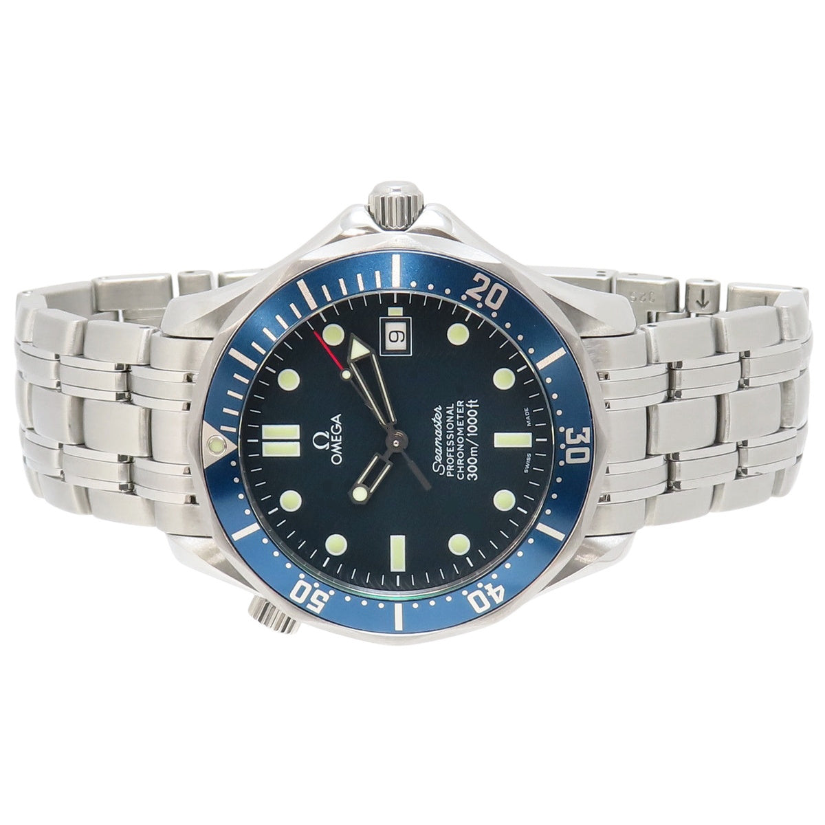 シーマスター ダイバー 300M 2531.80 SS ブルー 自動巻き メンズ