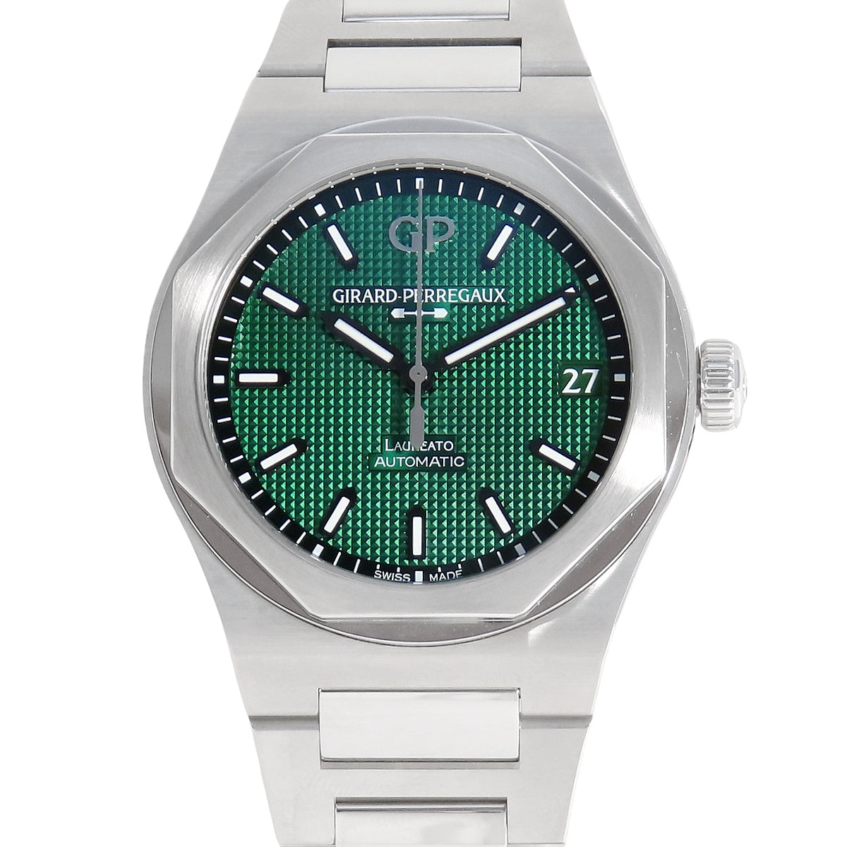 ロレアート 81010-11-3153-1CM SS グリーン 自動巻き メンズ