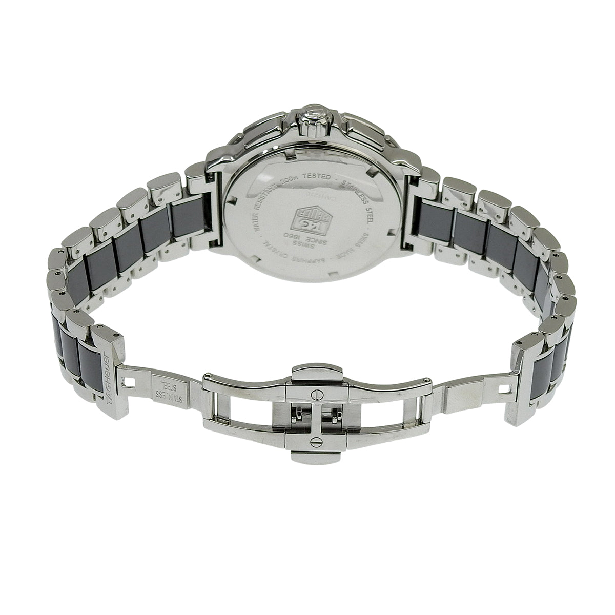 Formula 1 Ceramic Chronograph CAH1210.BA0862 SS/CE Black Quartz Men's