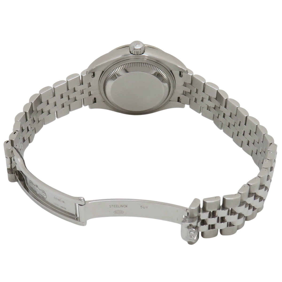 Datejust 28 表圈镶钻 279384RBR 白金/不锈钢 随机编号 银星镶钻/IX 钻 自动上链女士腕表